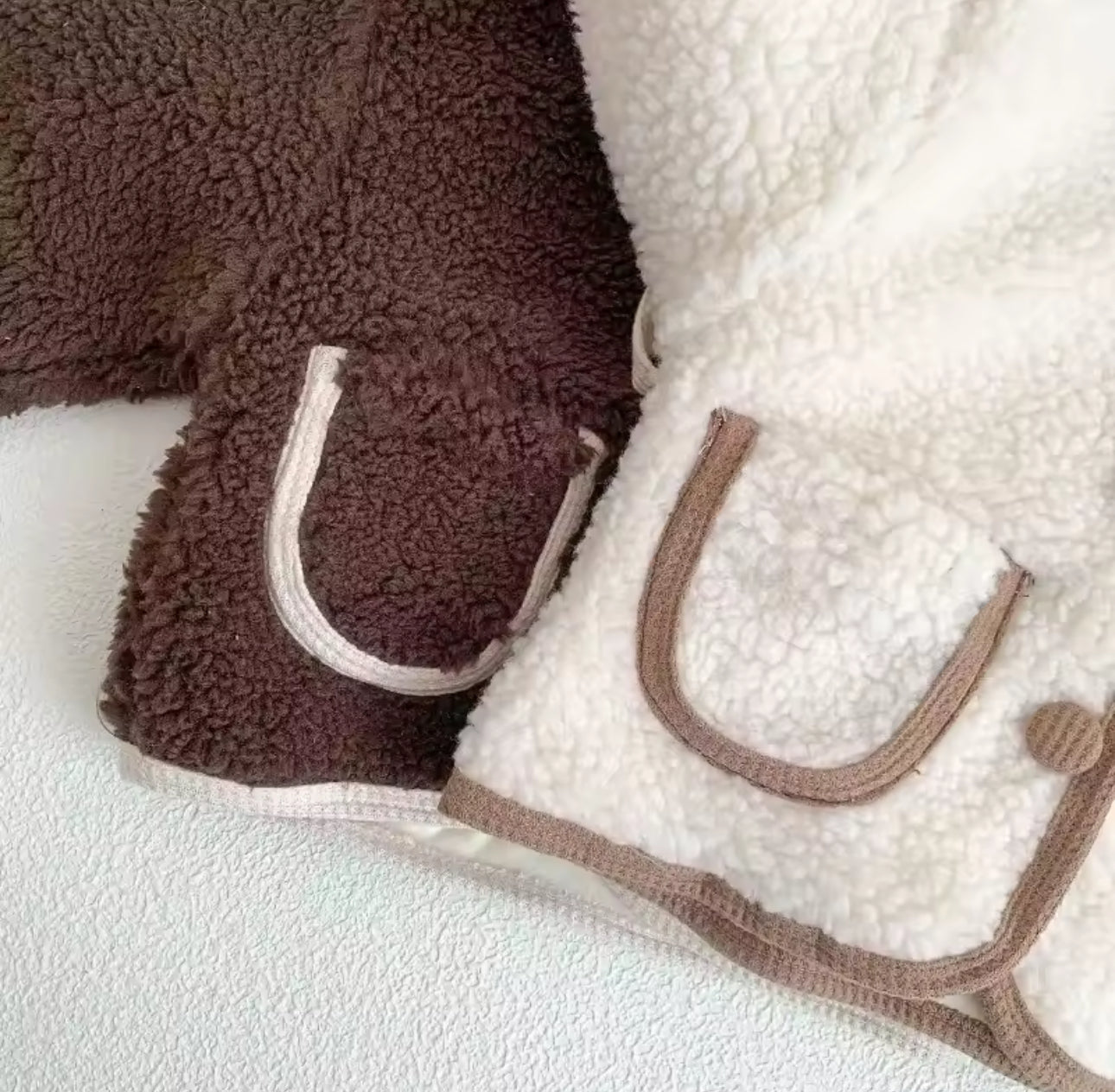 Fleece lined teddy coats