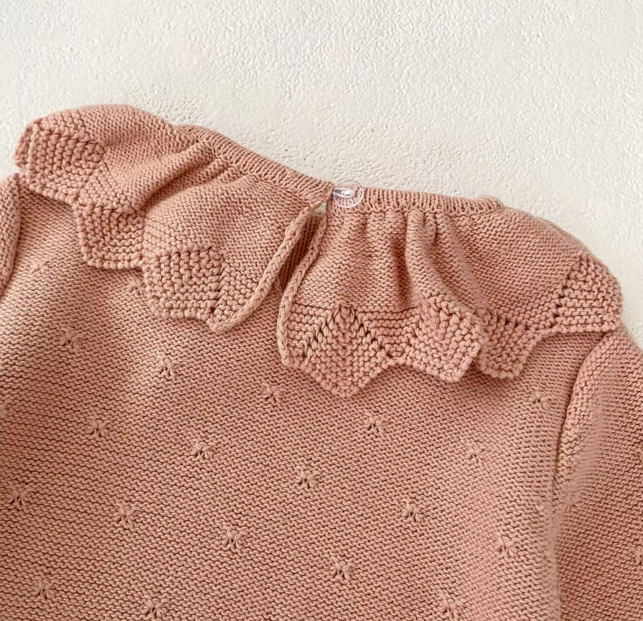 Pre order two piece knit frill top and shorts