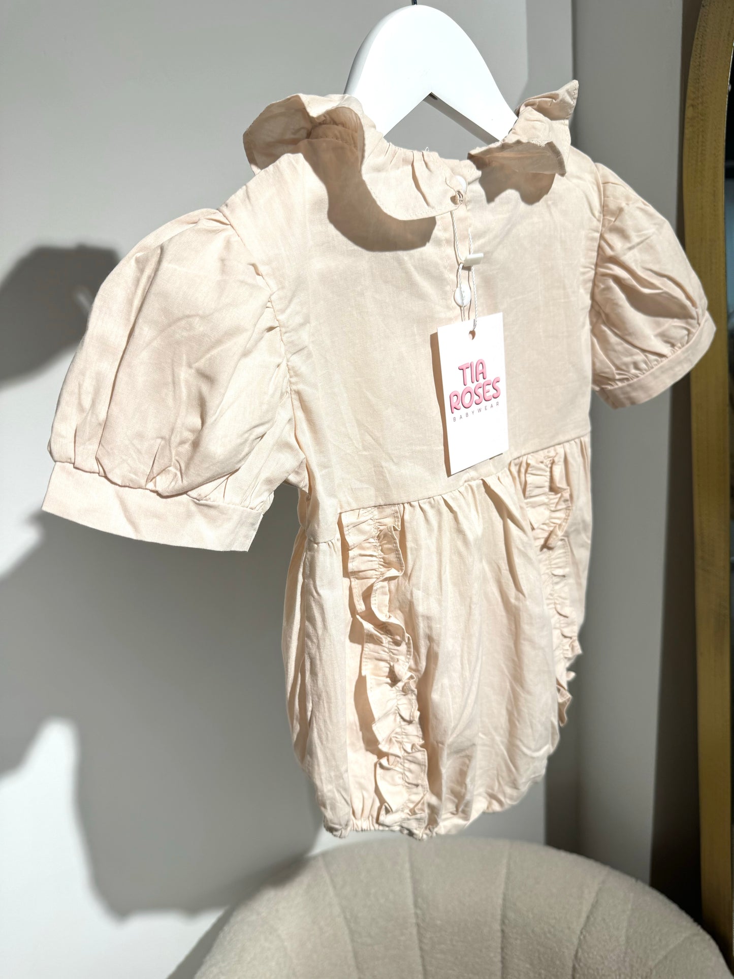 In stock pure cotton romper