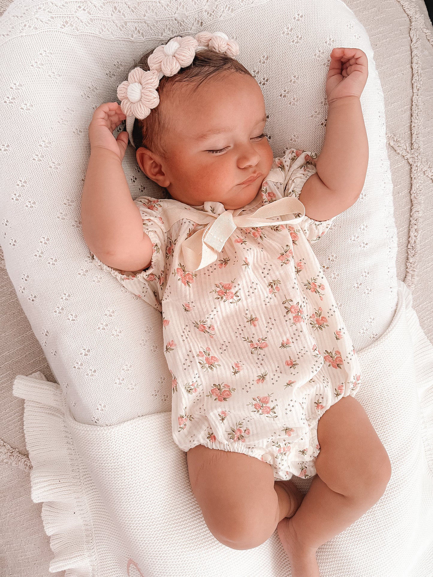 Handmade summer flower headband