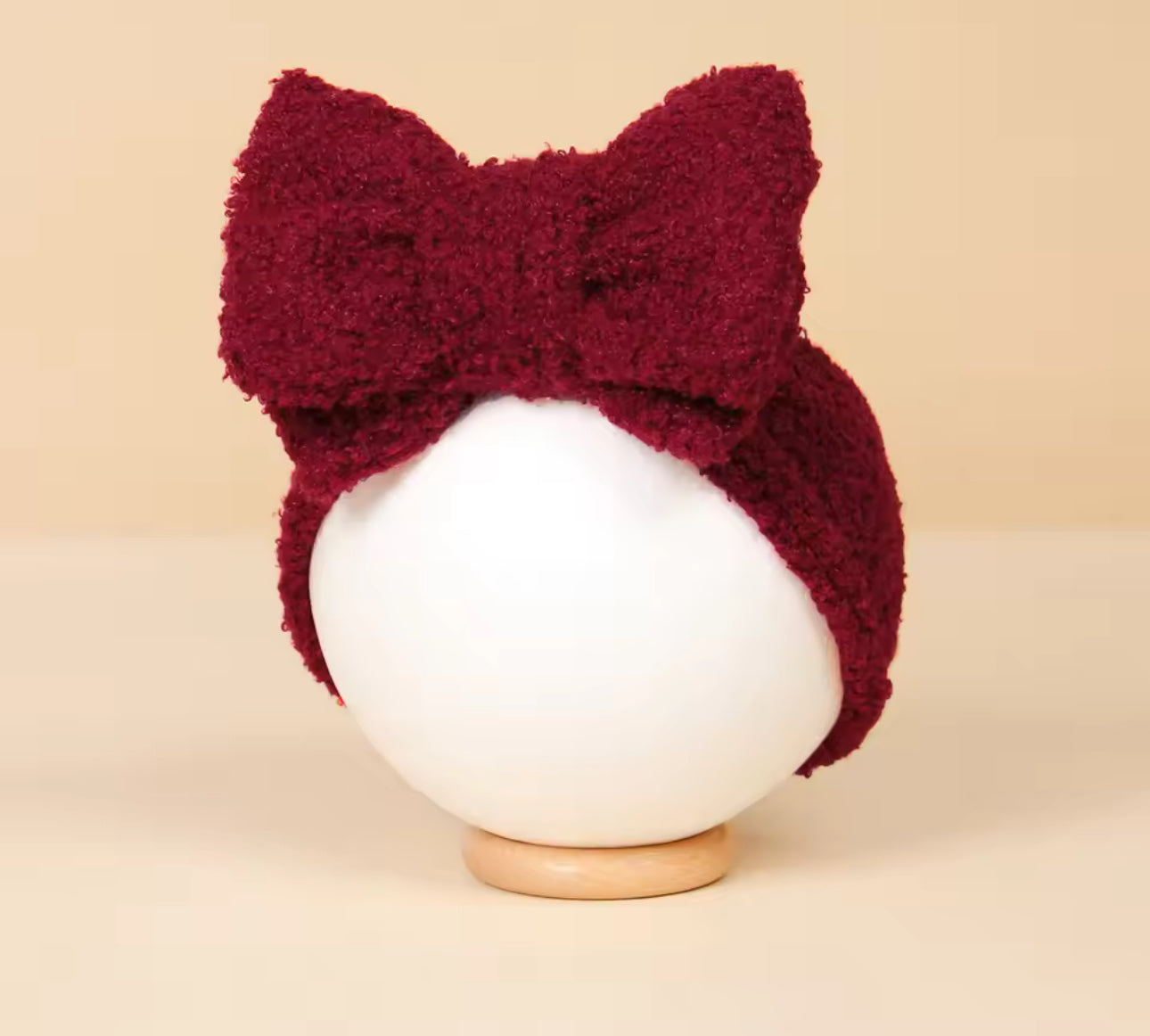 Giant teddy bow headband