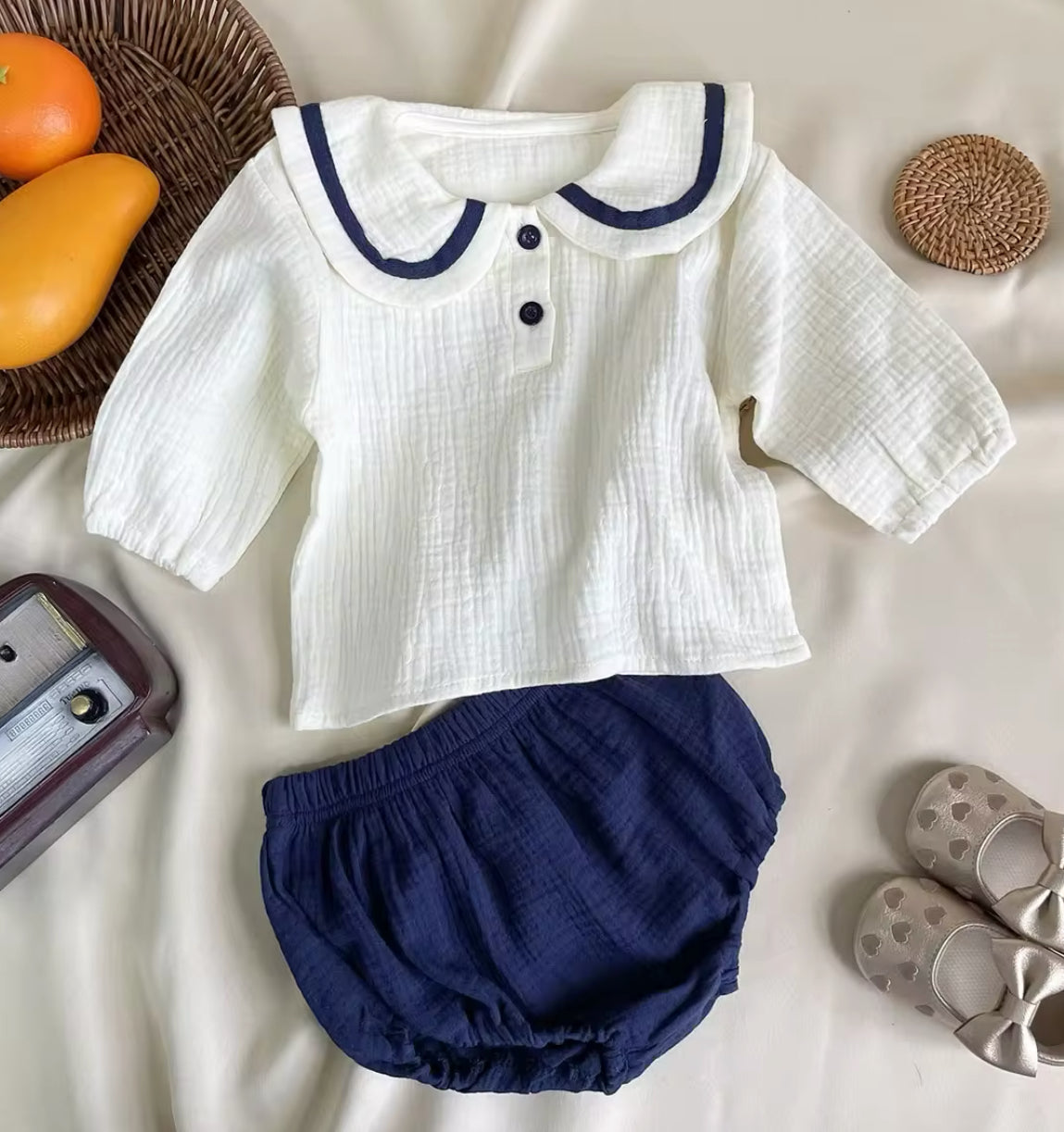 Pre order pure cotton two piece sets