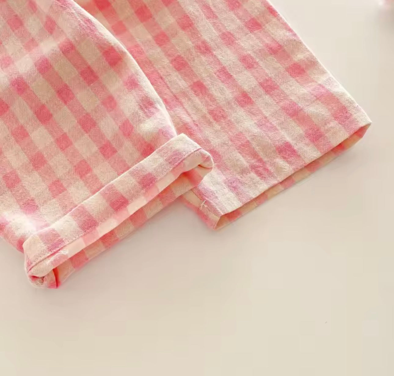 Gingham trousers