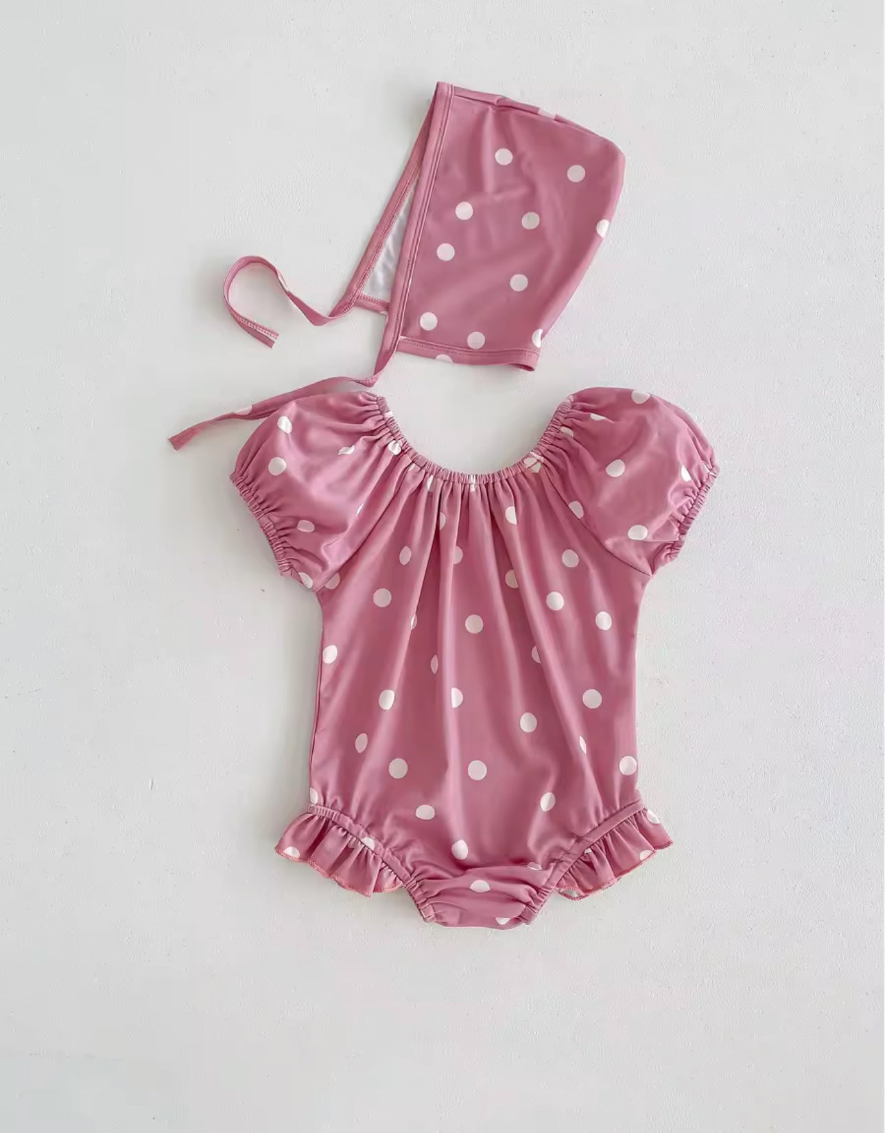 Two piece pattern swim set