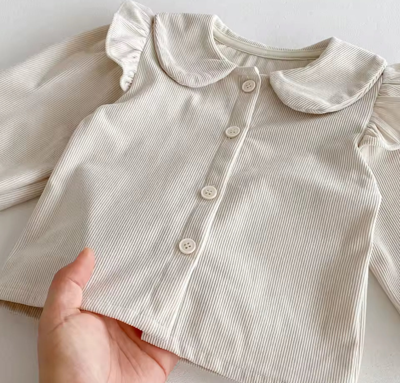 Corduroy two piece dress and top