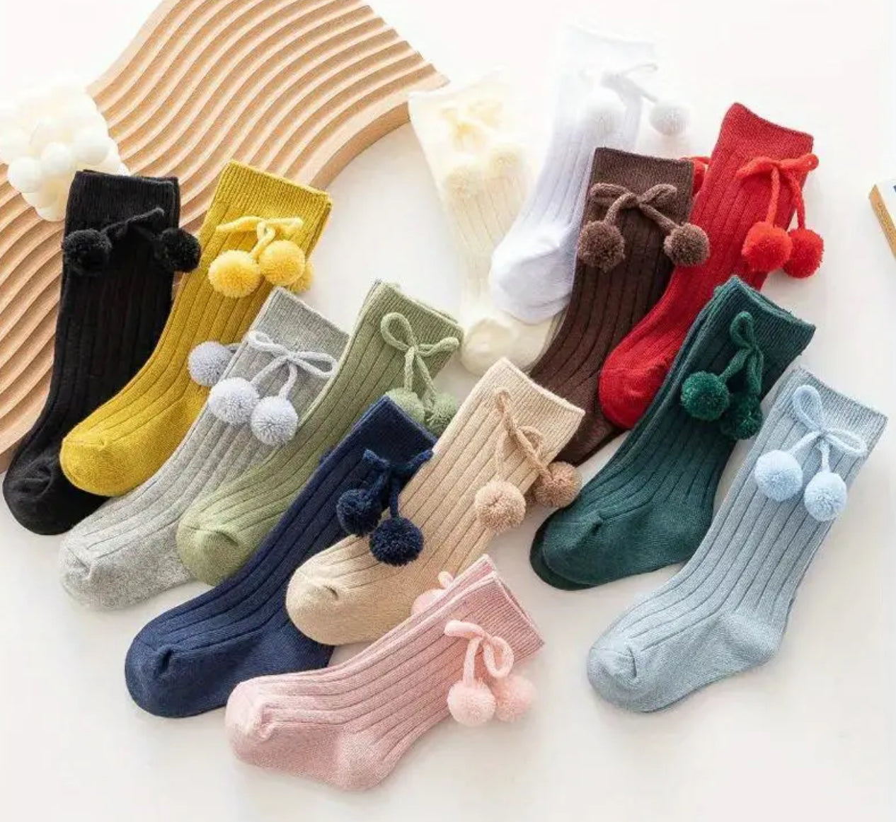 Pre order Pom Pom socks