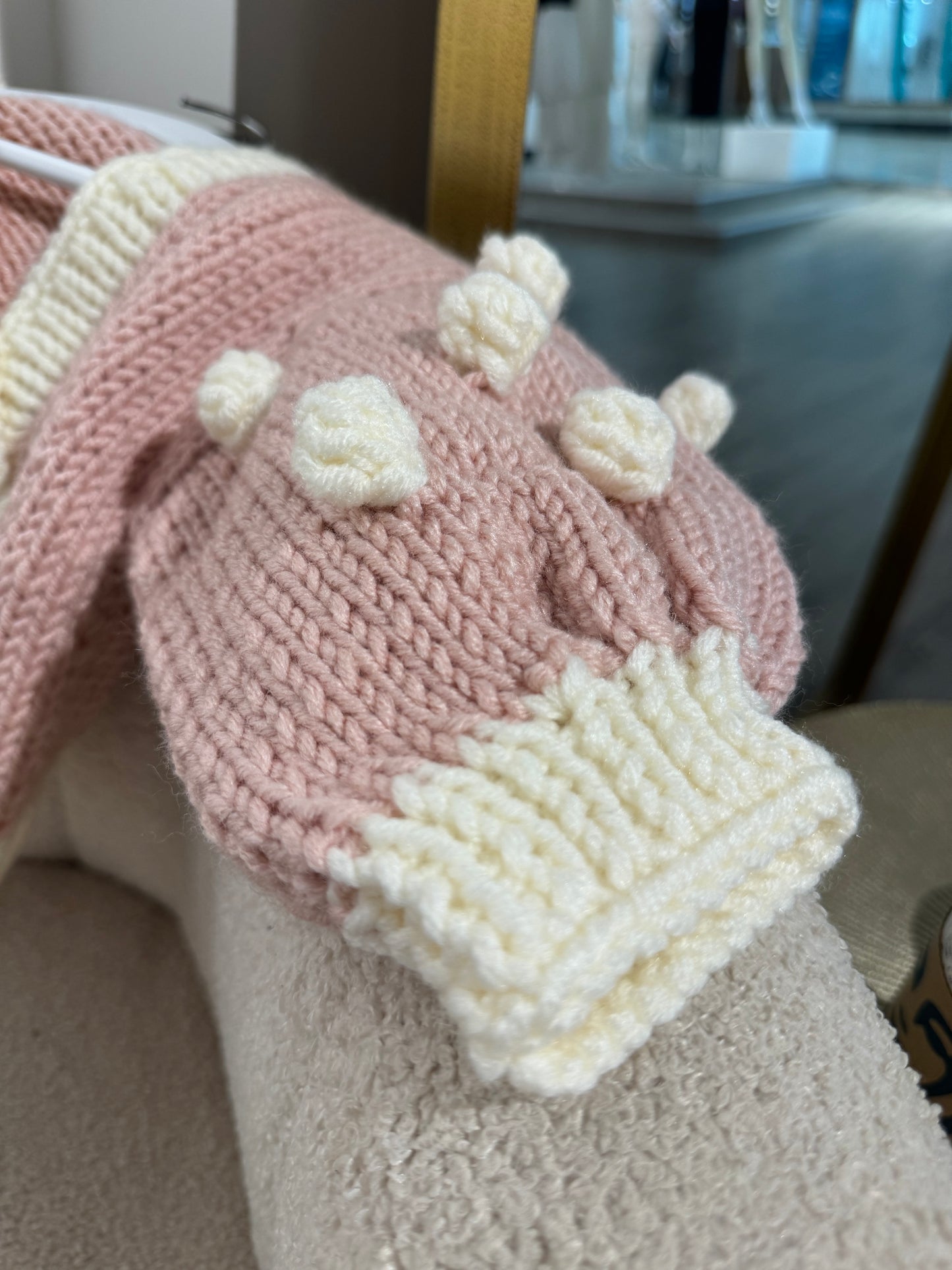 Pre order handknit summer heart chunky cardigans