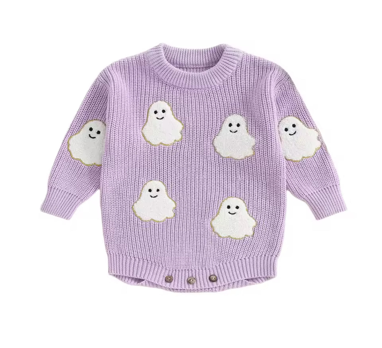 Ghost knitted rompers