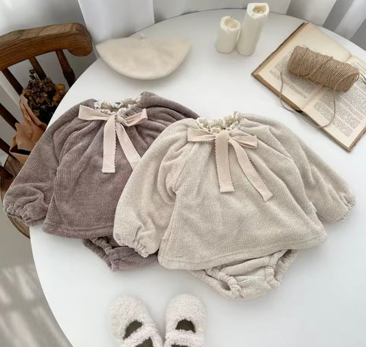 Fleece lined two piece set