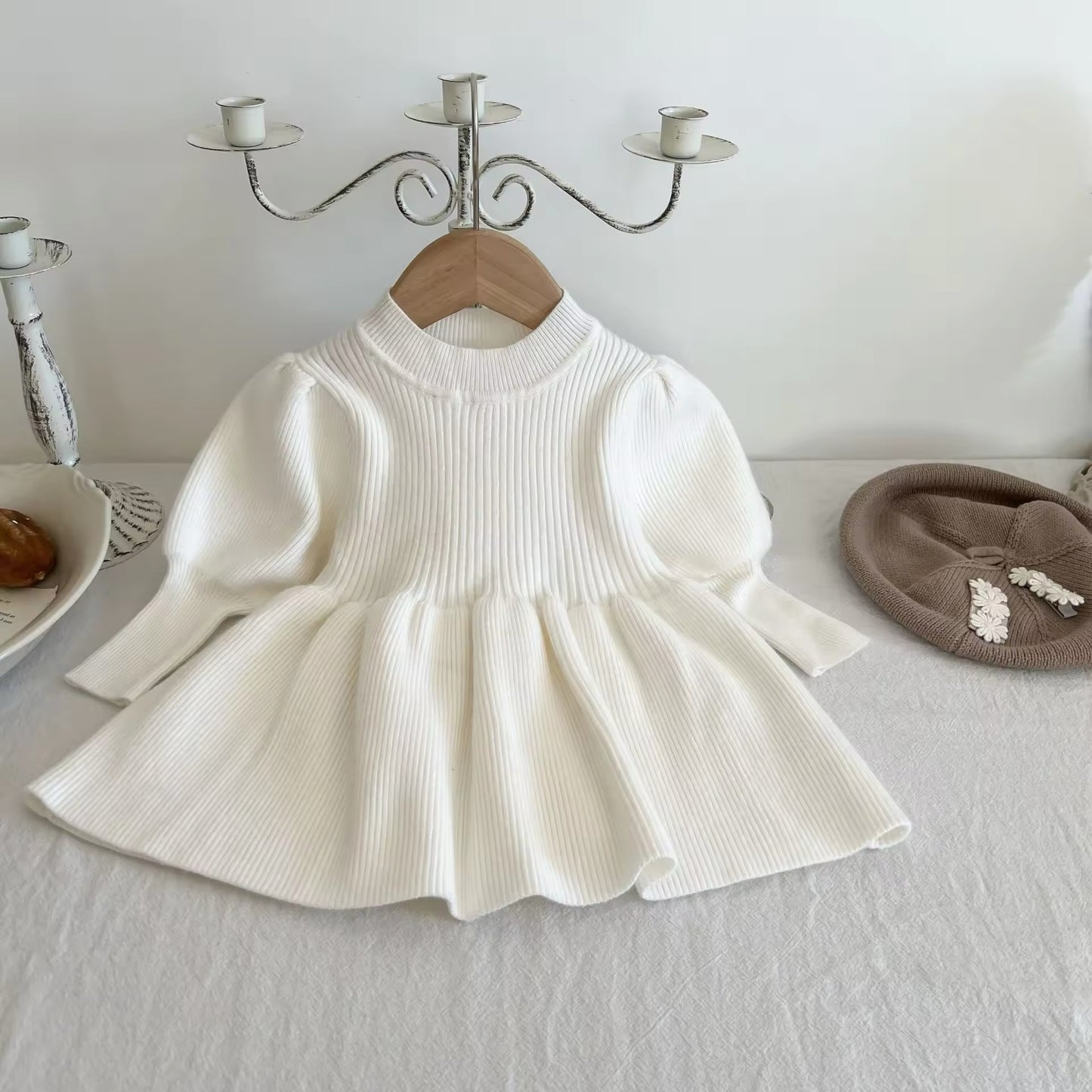 Chunky thick knit dress