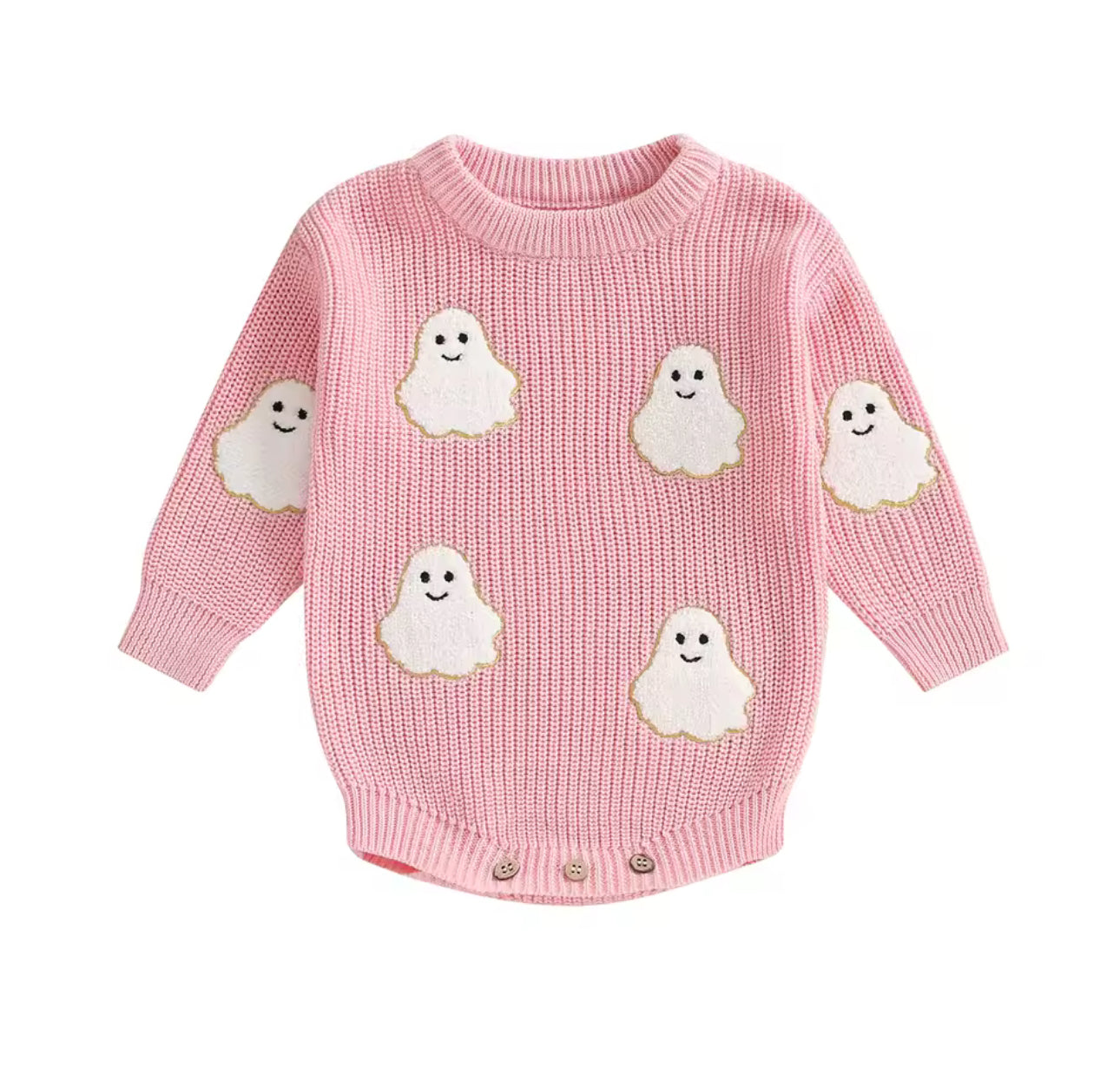 Ghost knitted rompers