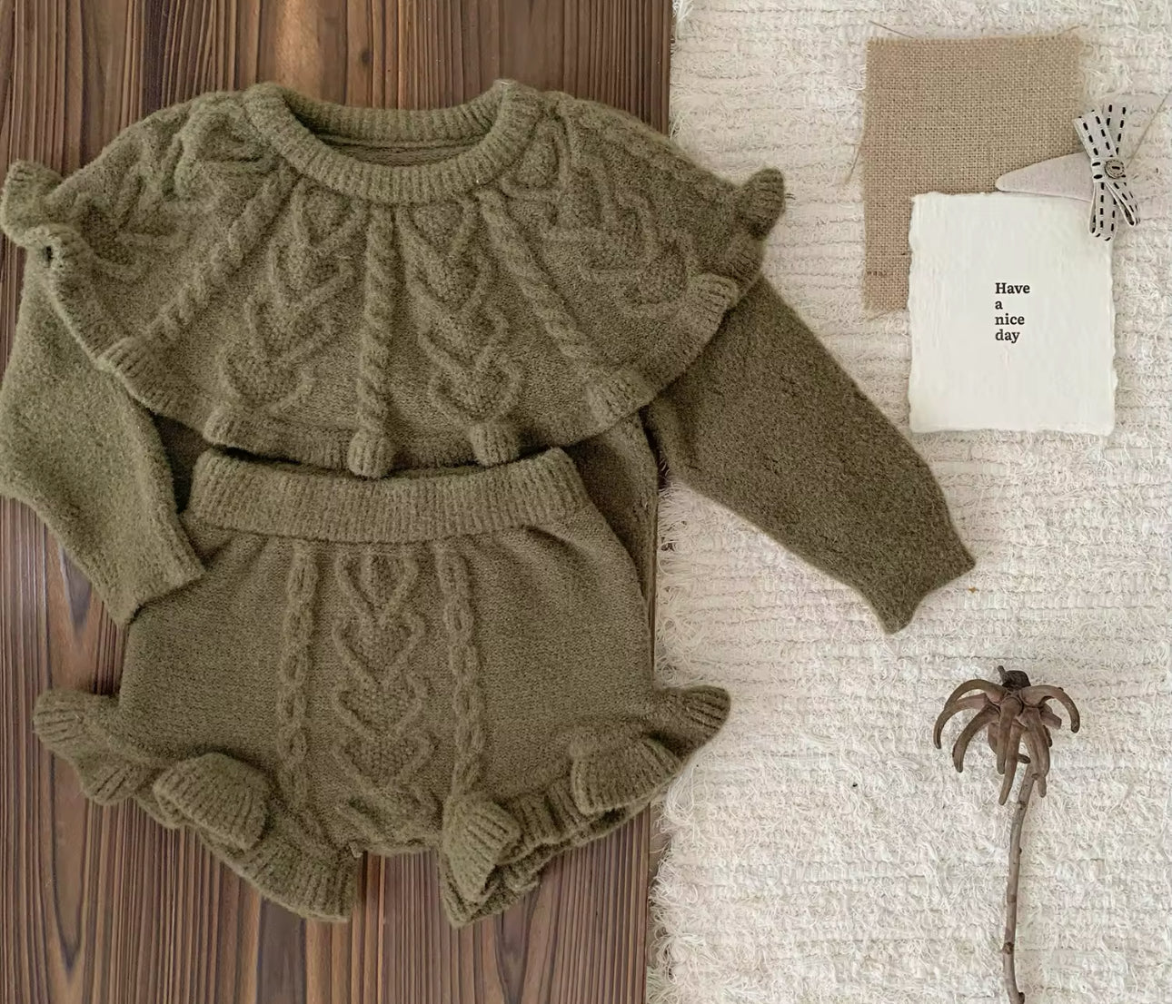 Pre order knit two piece sets