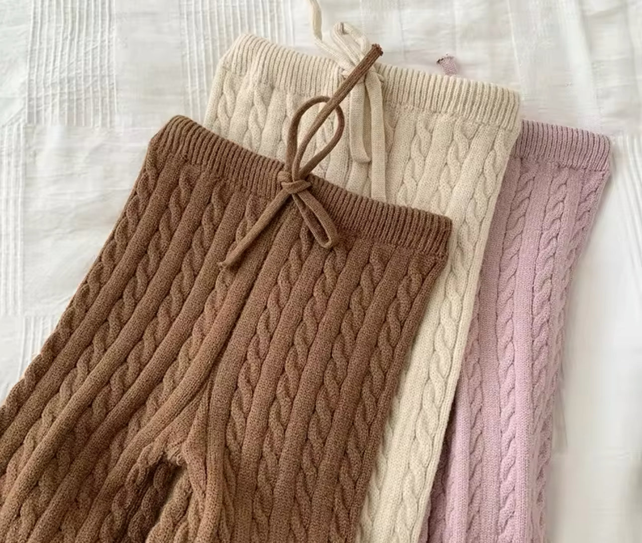 Pre order thick chunky knit sets