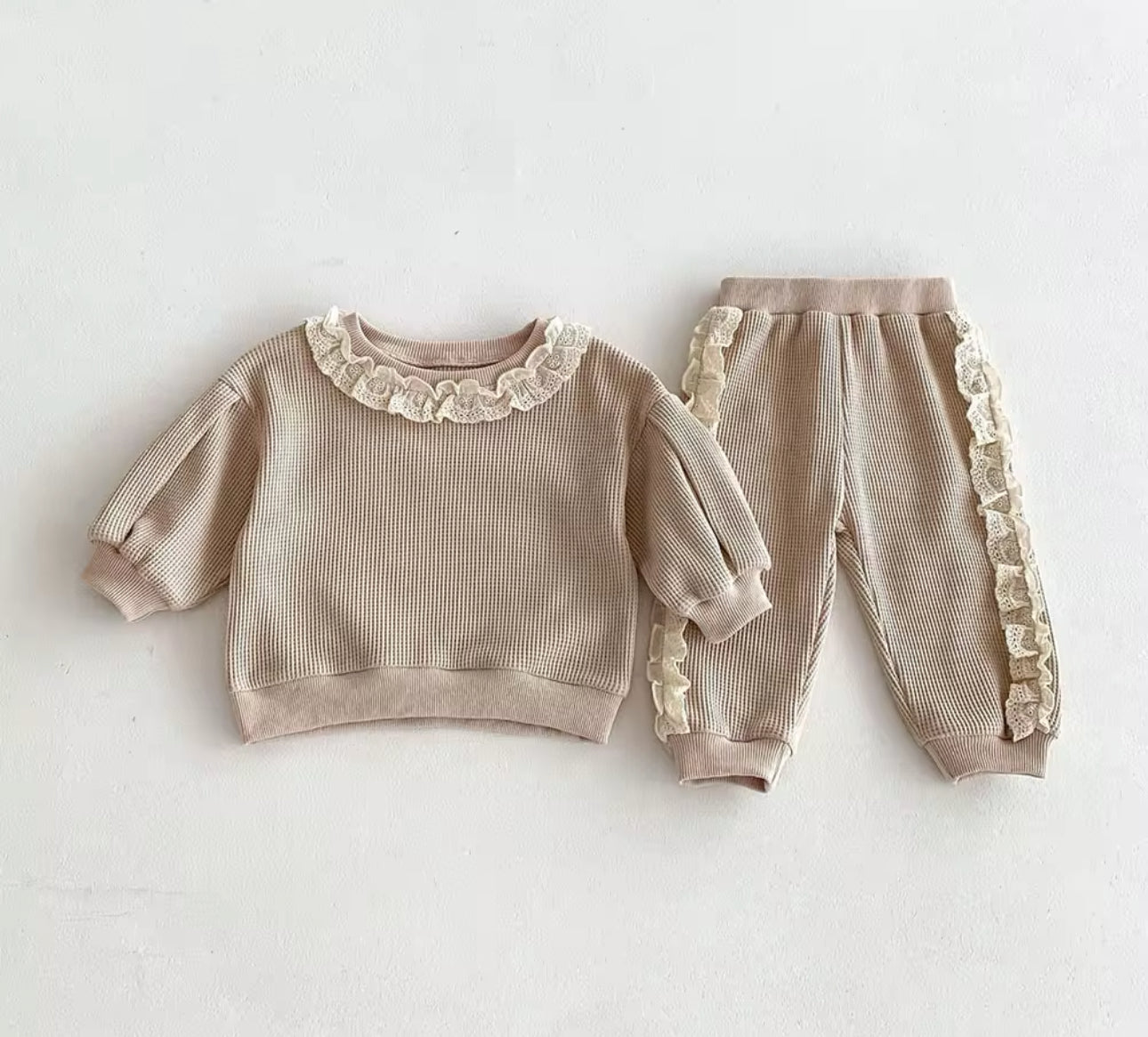 Pre order ruffle tracksuit set