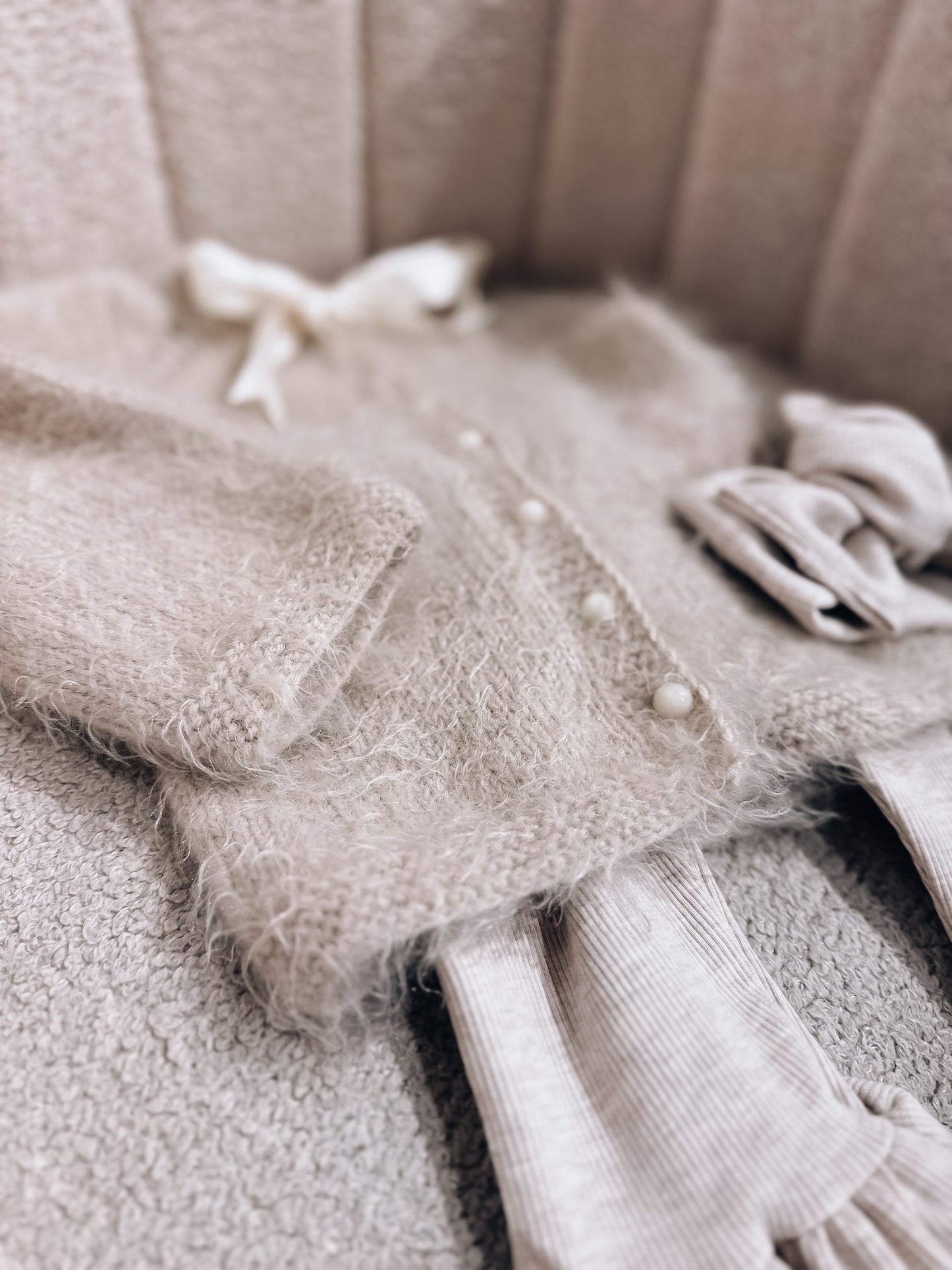 In stock pure angora wool handknitted cardigans