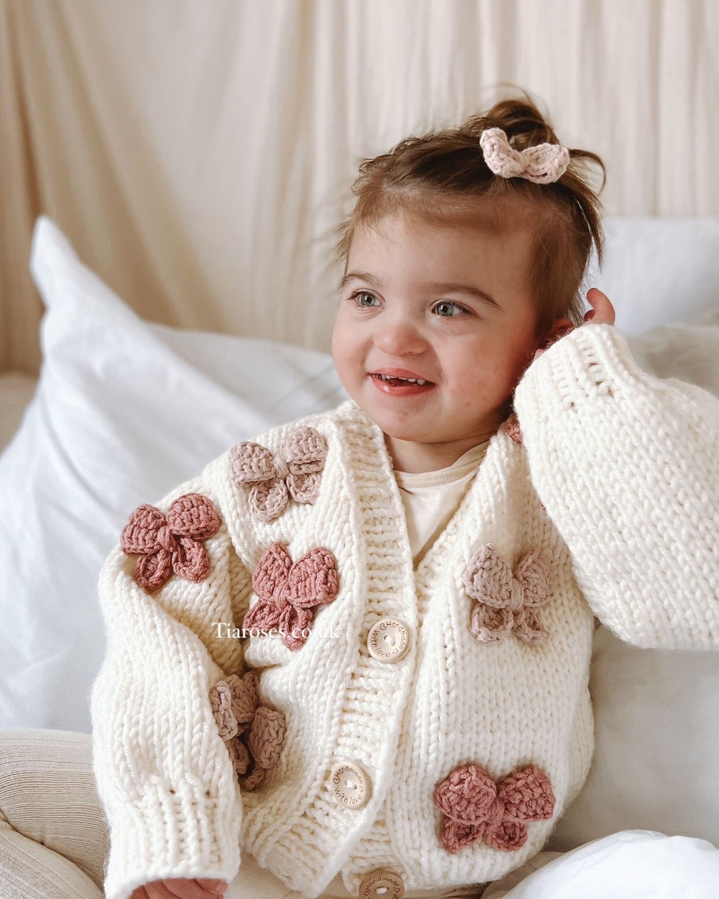 Pre order new season autumn bow cardigan