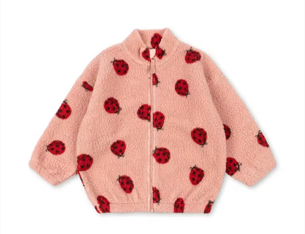 Lady bird thick fleece sleeveless gilet