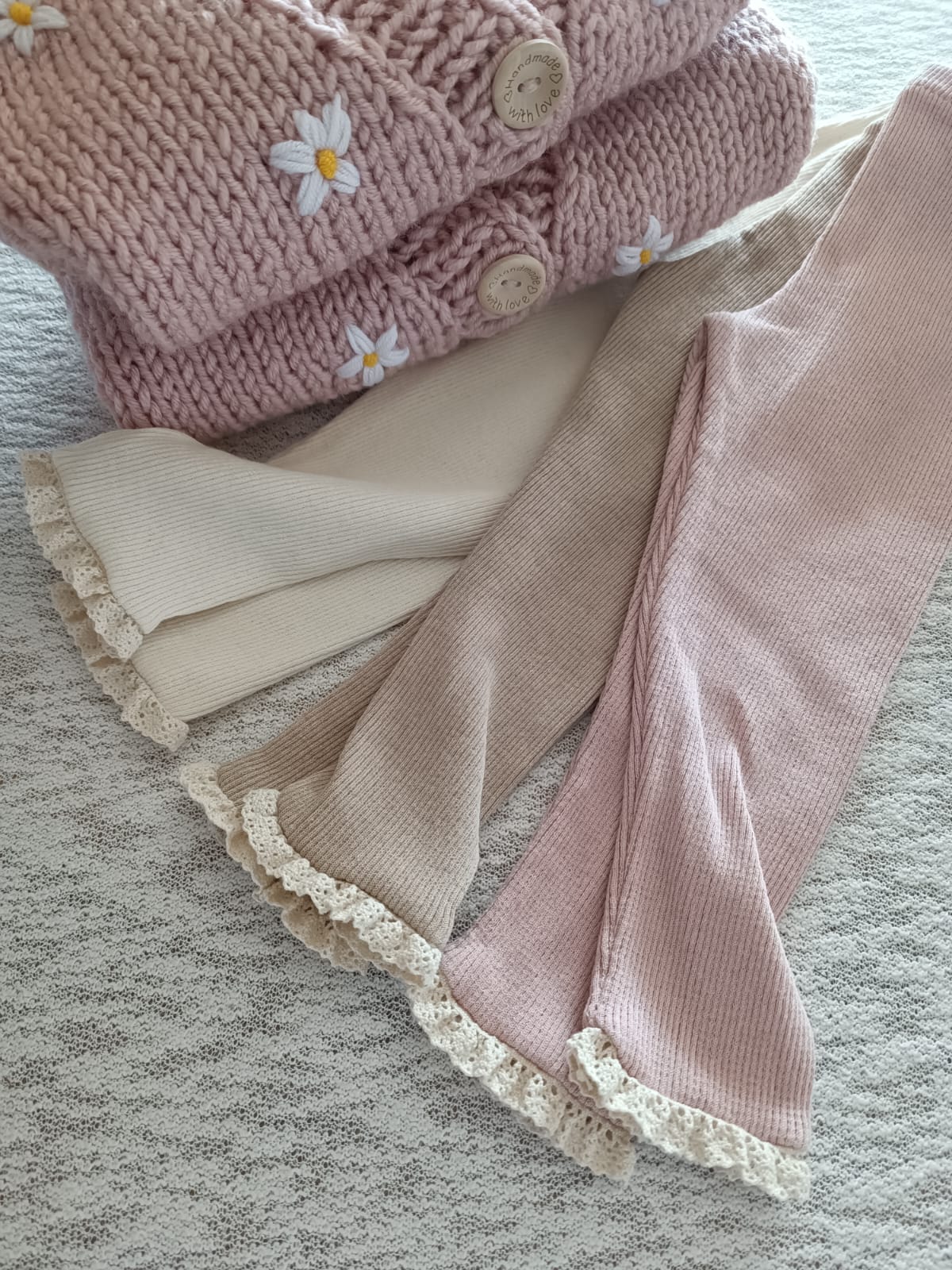 Handmade cotton leggings