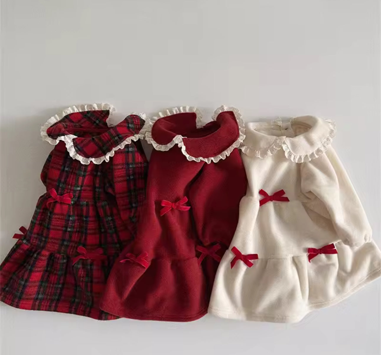 Fleece Christmas dresses