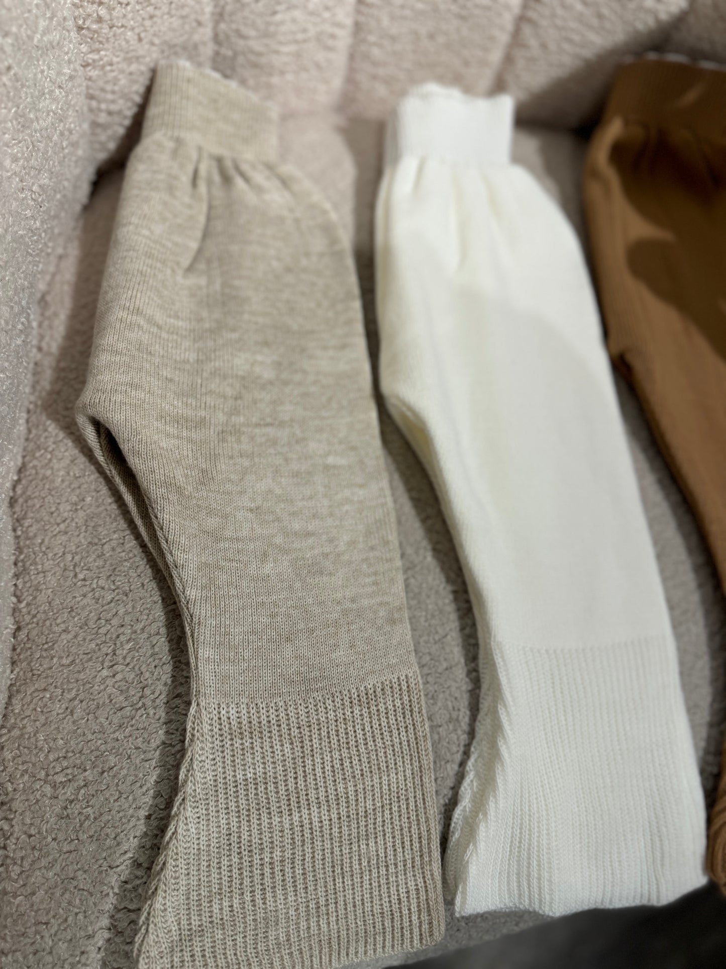 In stock handmade soft cotton flare leggings