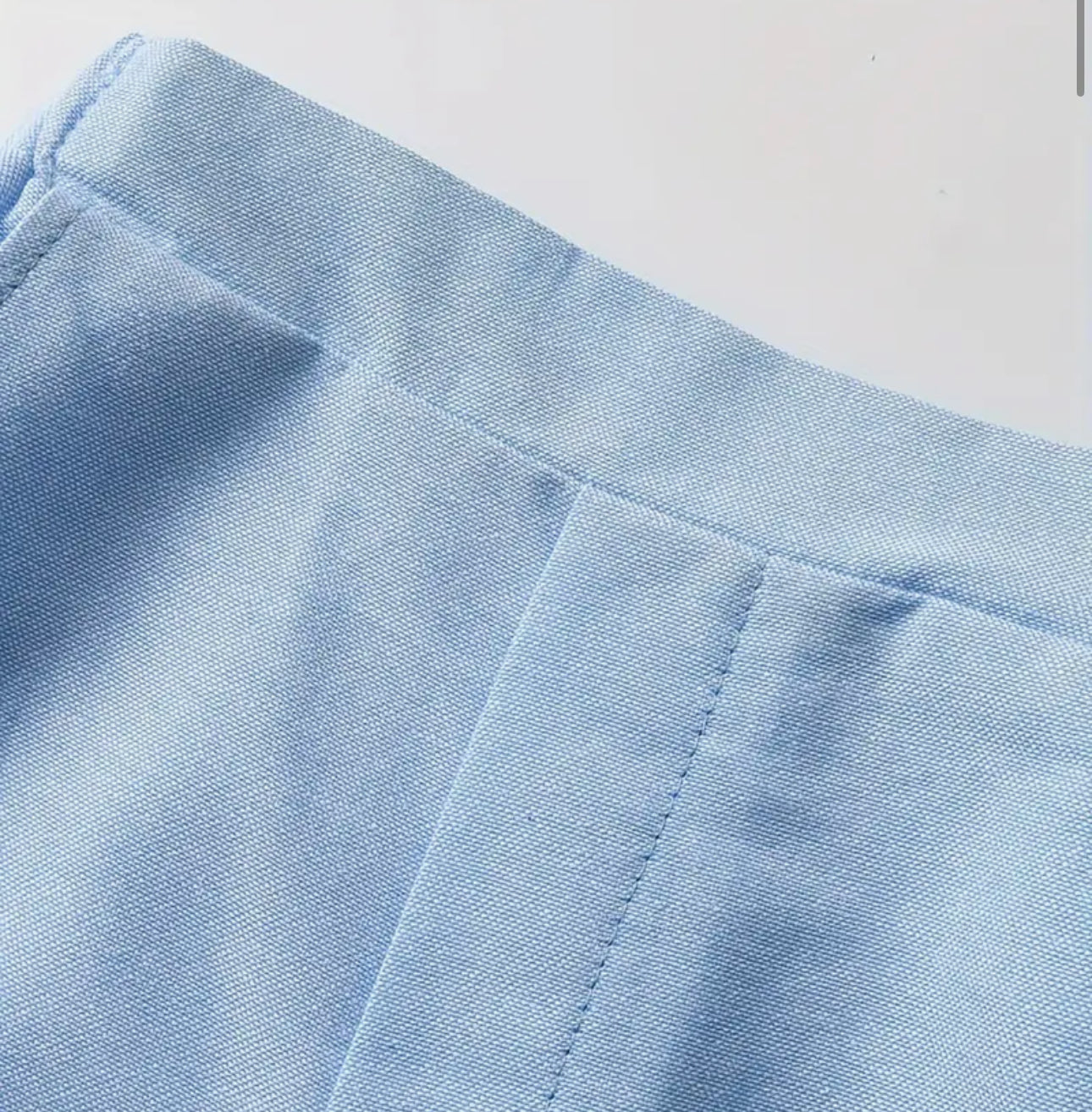 Pre order 100% cotton two piece blue set