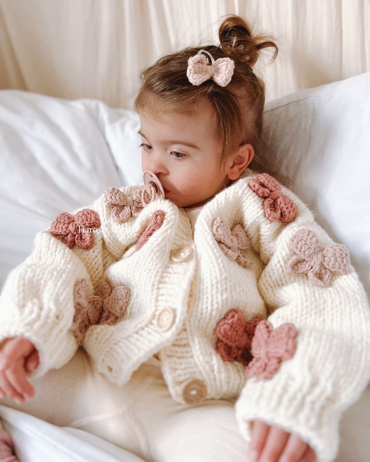 Pre order new season autumn bow cardigan