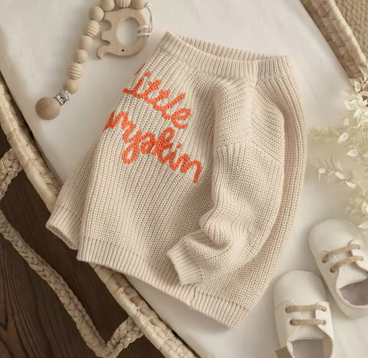 Pre order ‘little pumpkin’ knit jumper
