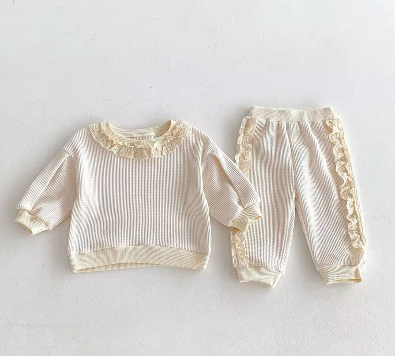 Pre order ruffle tracksuit set