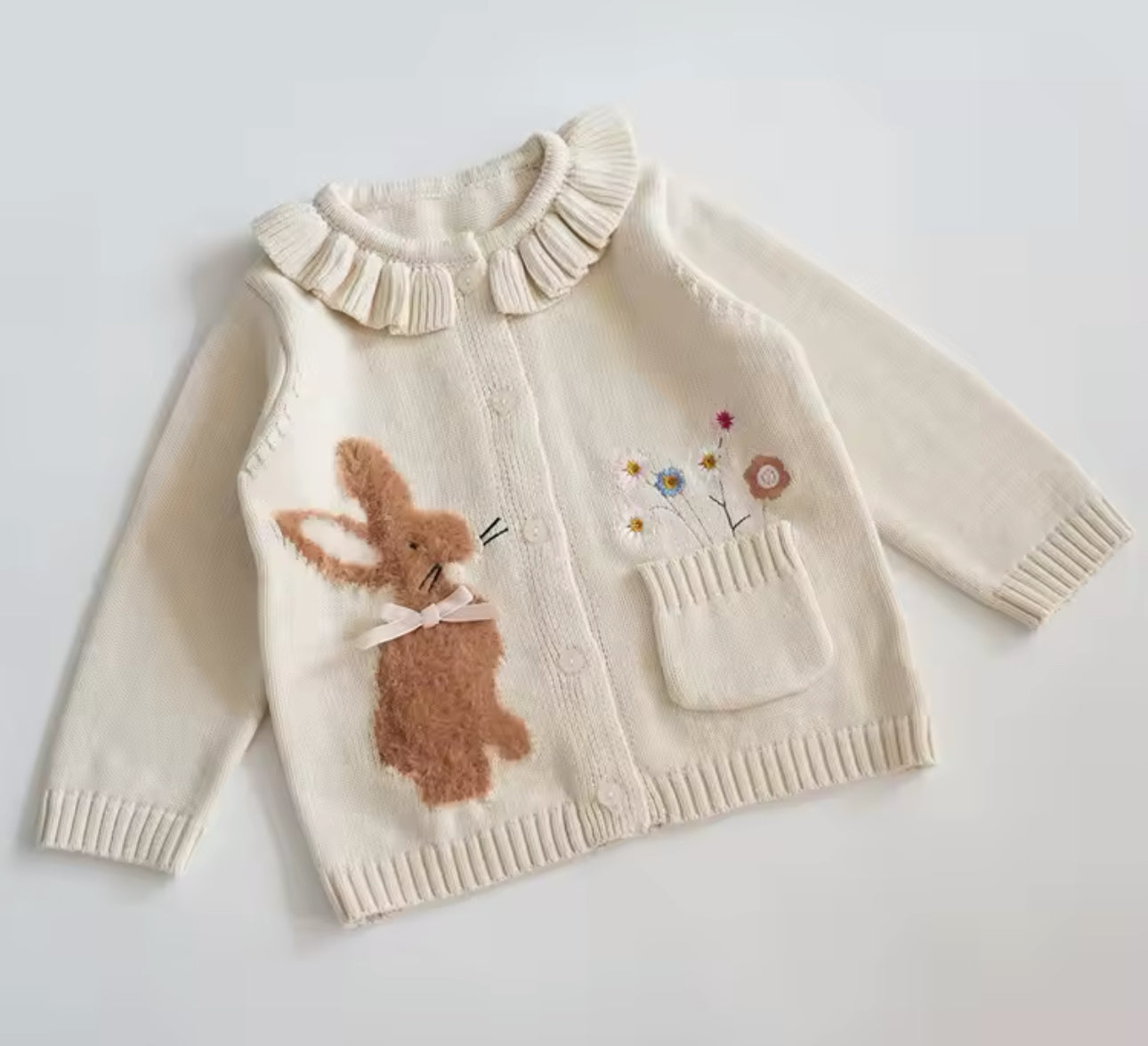 Spring bunny cardigan