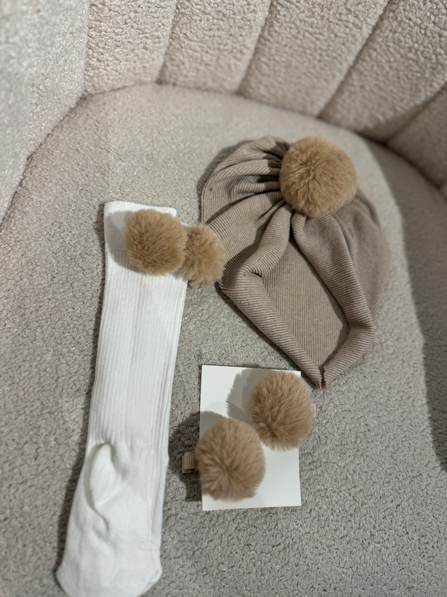 In stock Pom Pom handmade socks