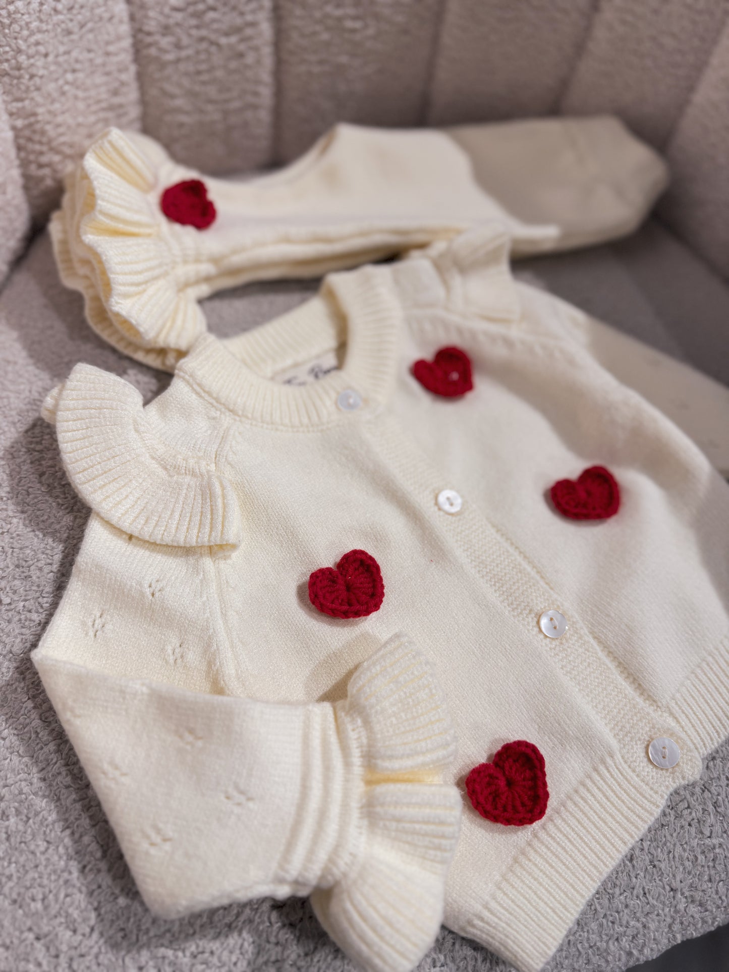1 week order time hand-crotchet heart valentines set