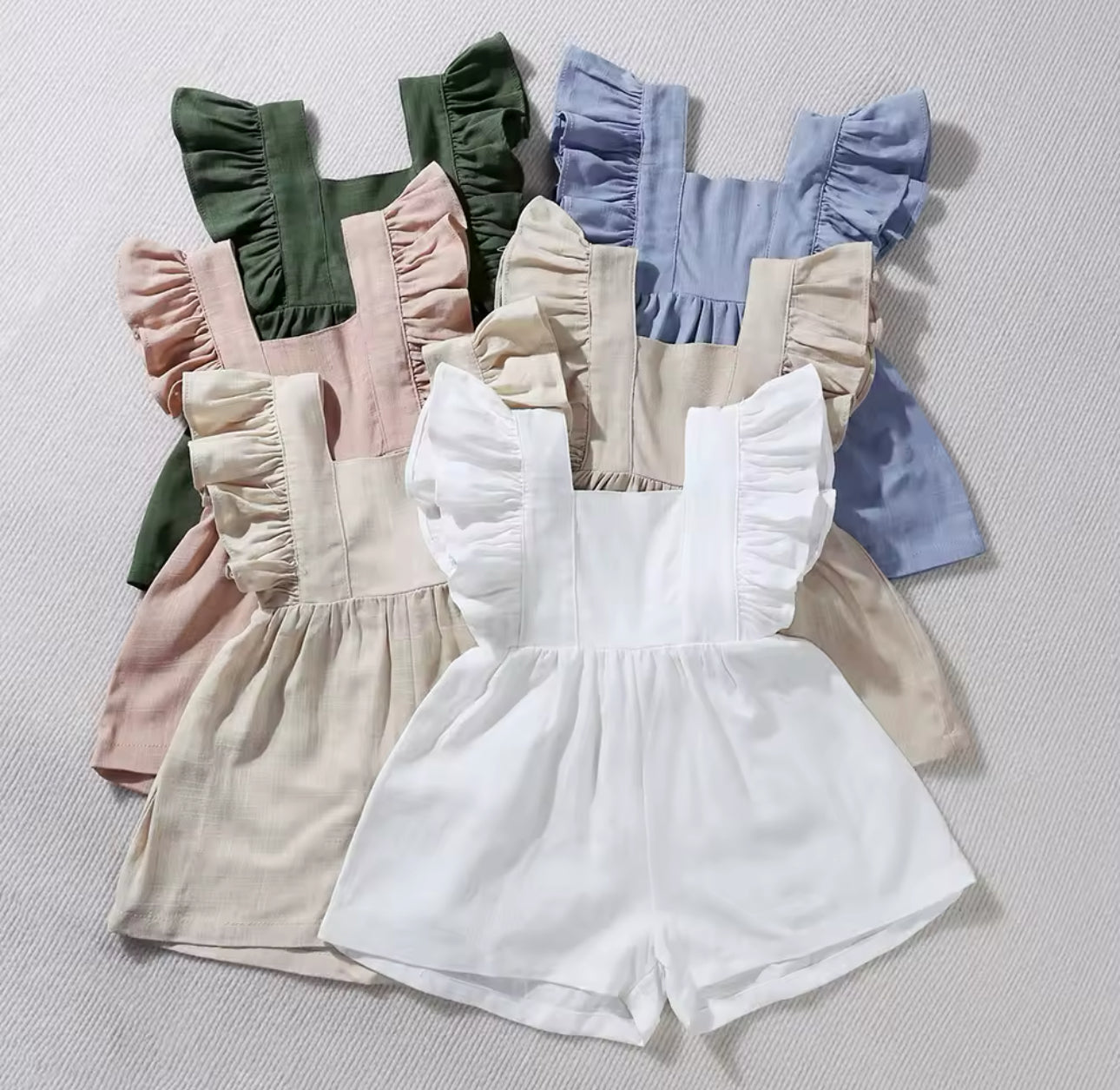 Ruffle spring summer jumpsuits