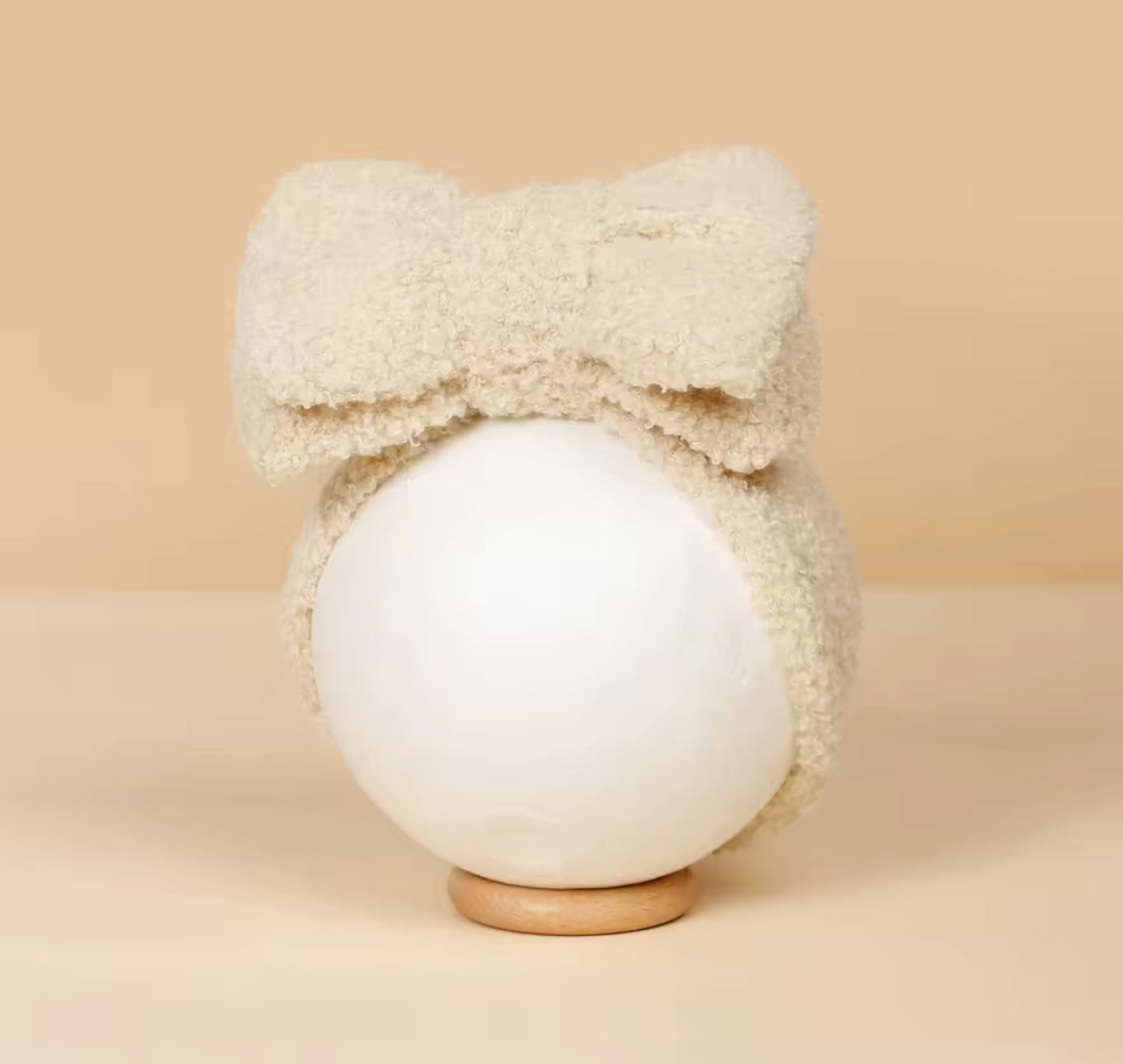 Giant teddy bow headband