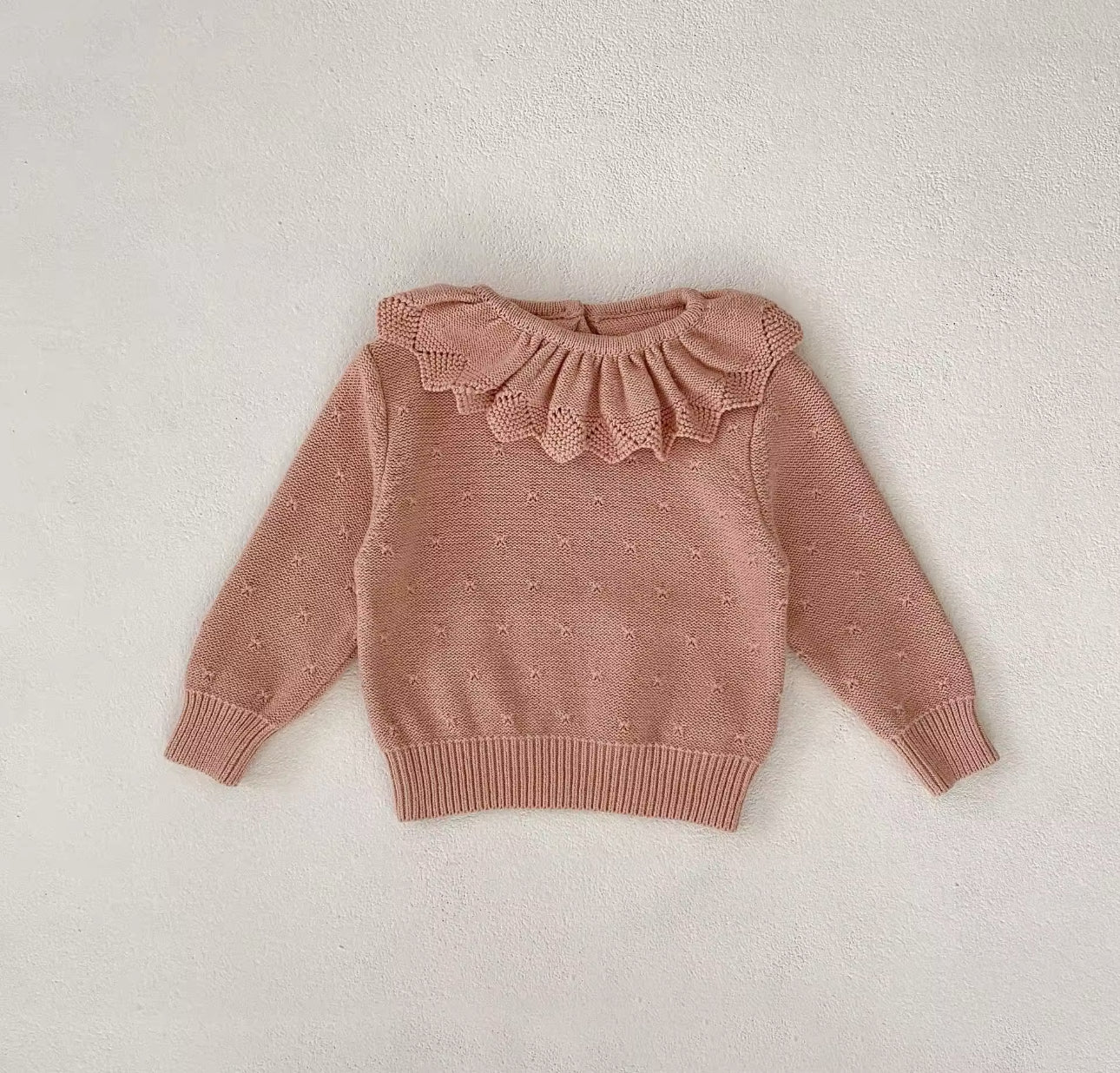Pre order two piece knit frill top and shorts