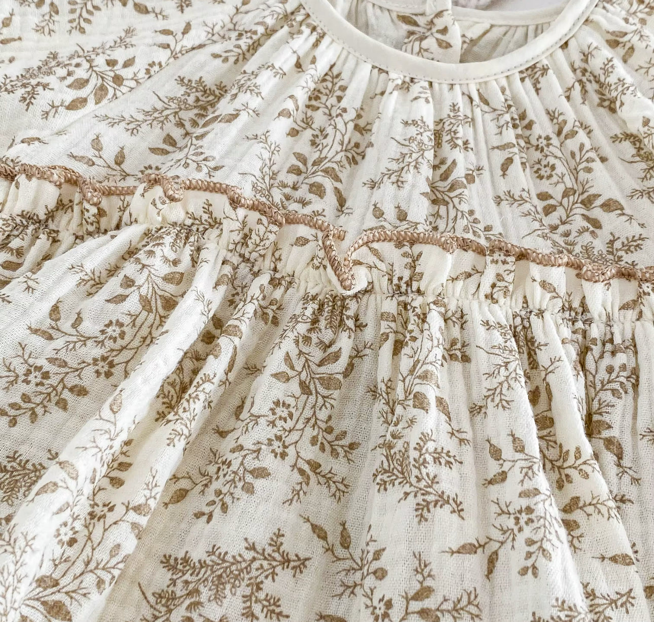 Spring floral romper (pre order)