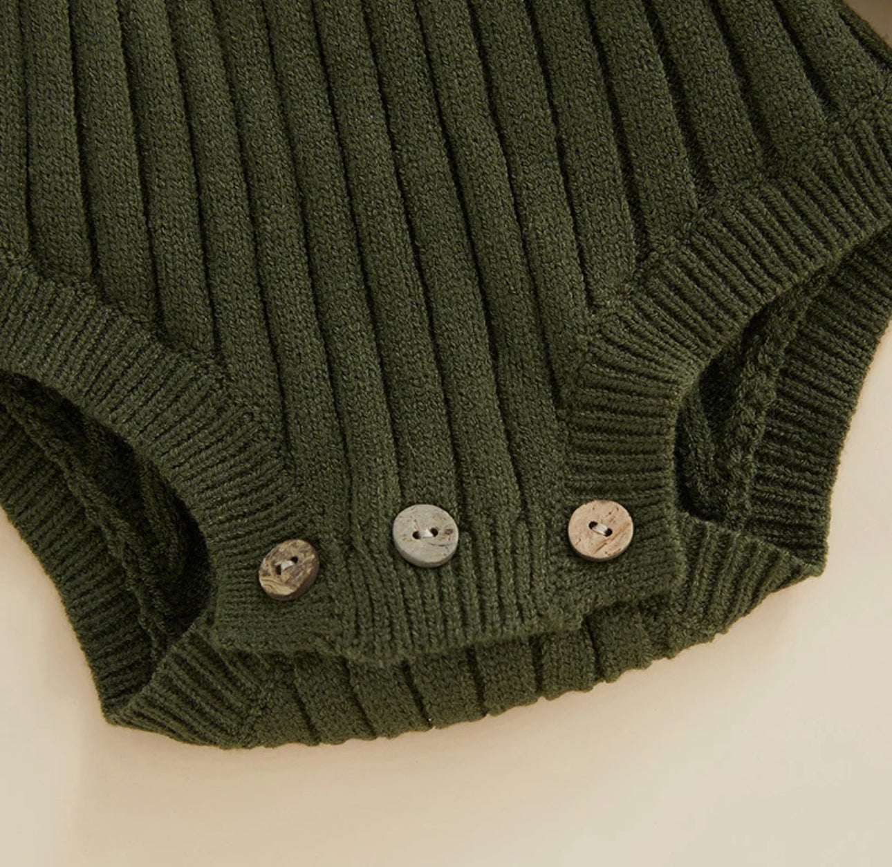 Pre order thick chunky ribbed rompers