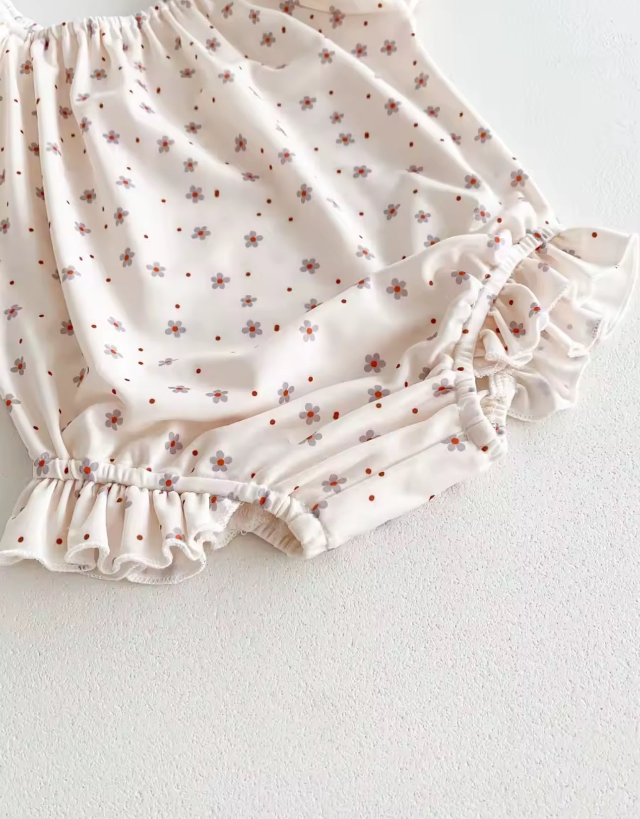 Two piece pattern swim set