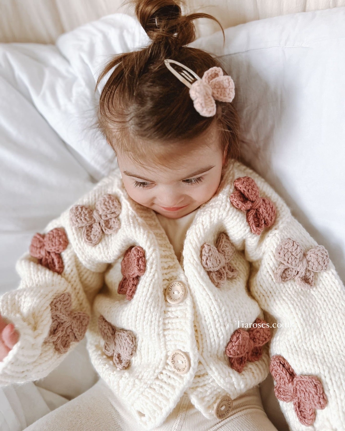 Pre order new season autumn bow cardigan