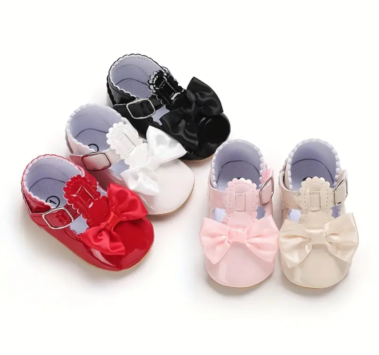 Pre order patent bow shoes