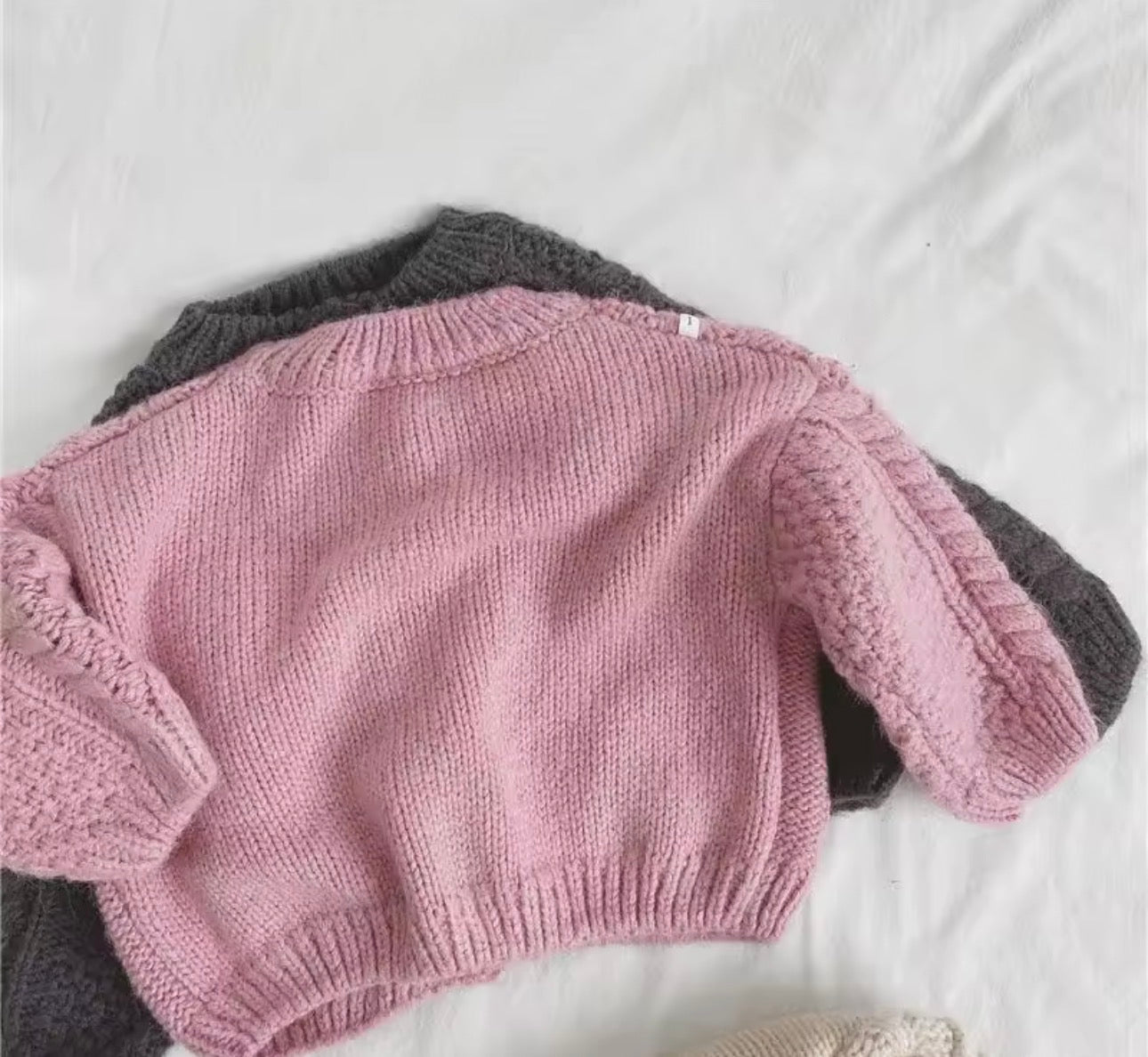 Chunky knit cable cardigan