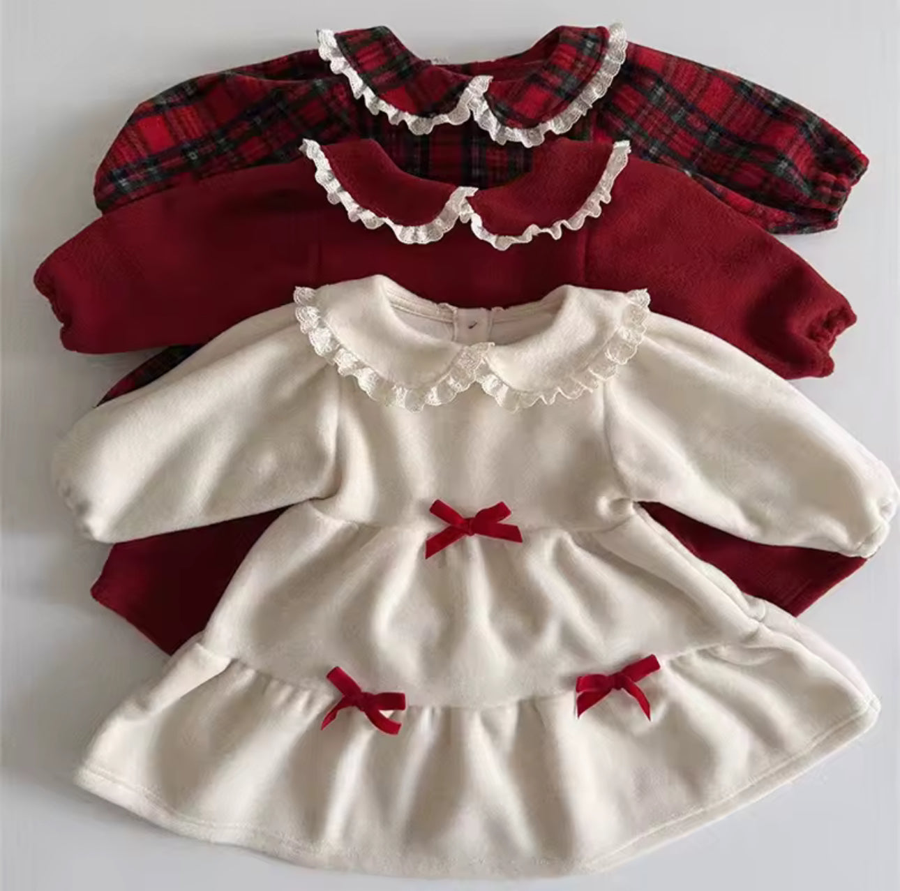 Fleece Christmas dresses