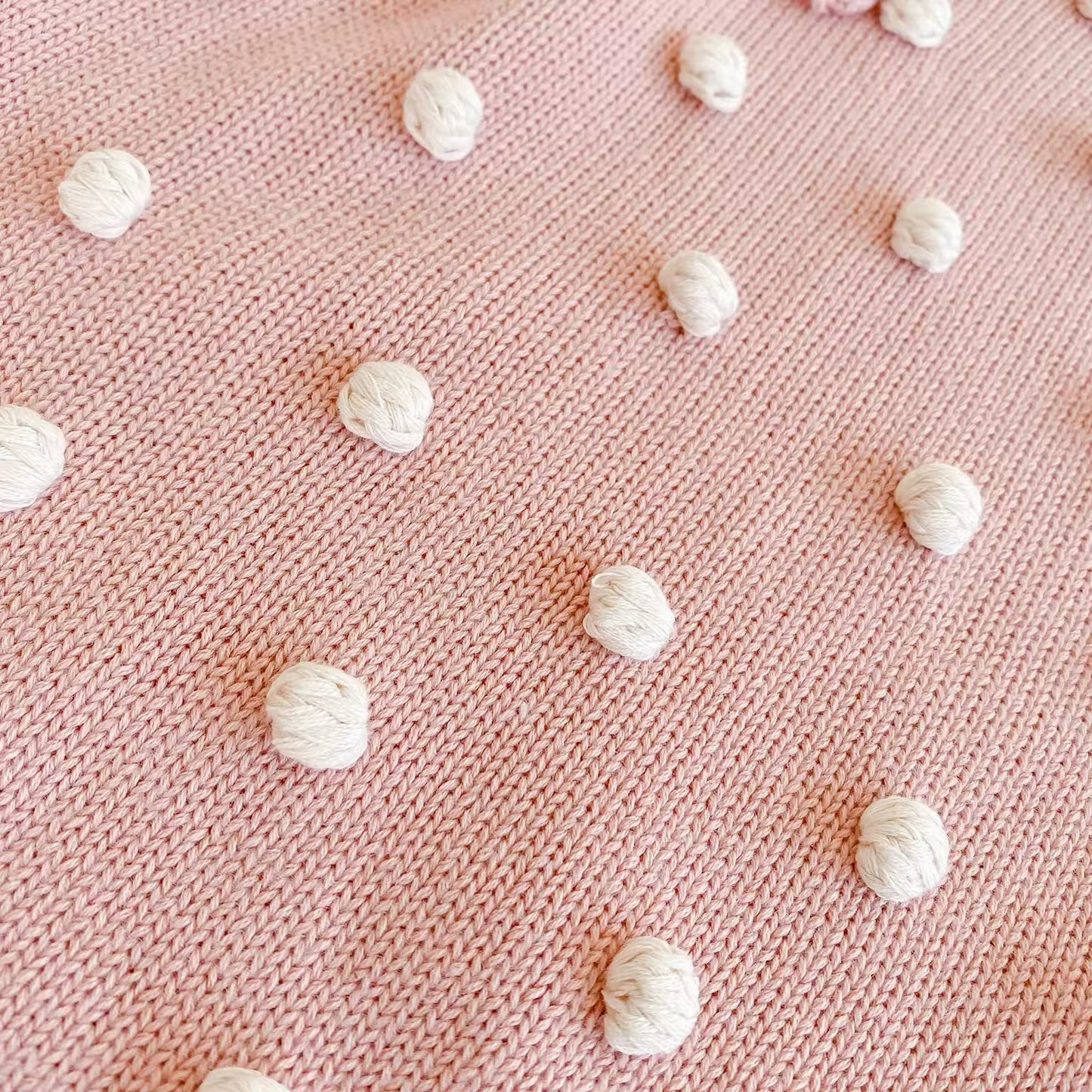 Spring knit bobble rompers (pre order)