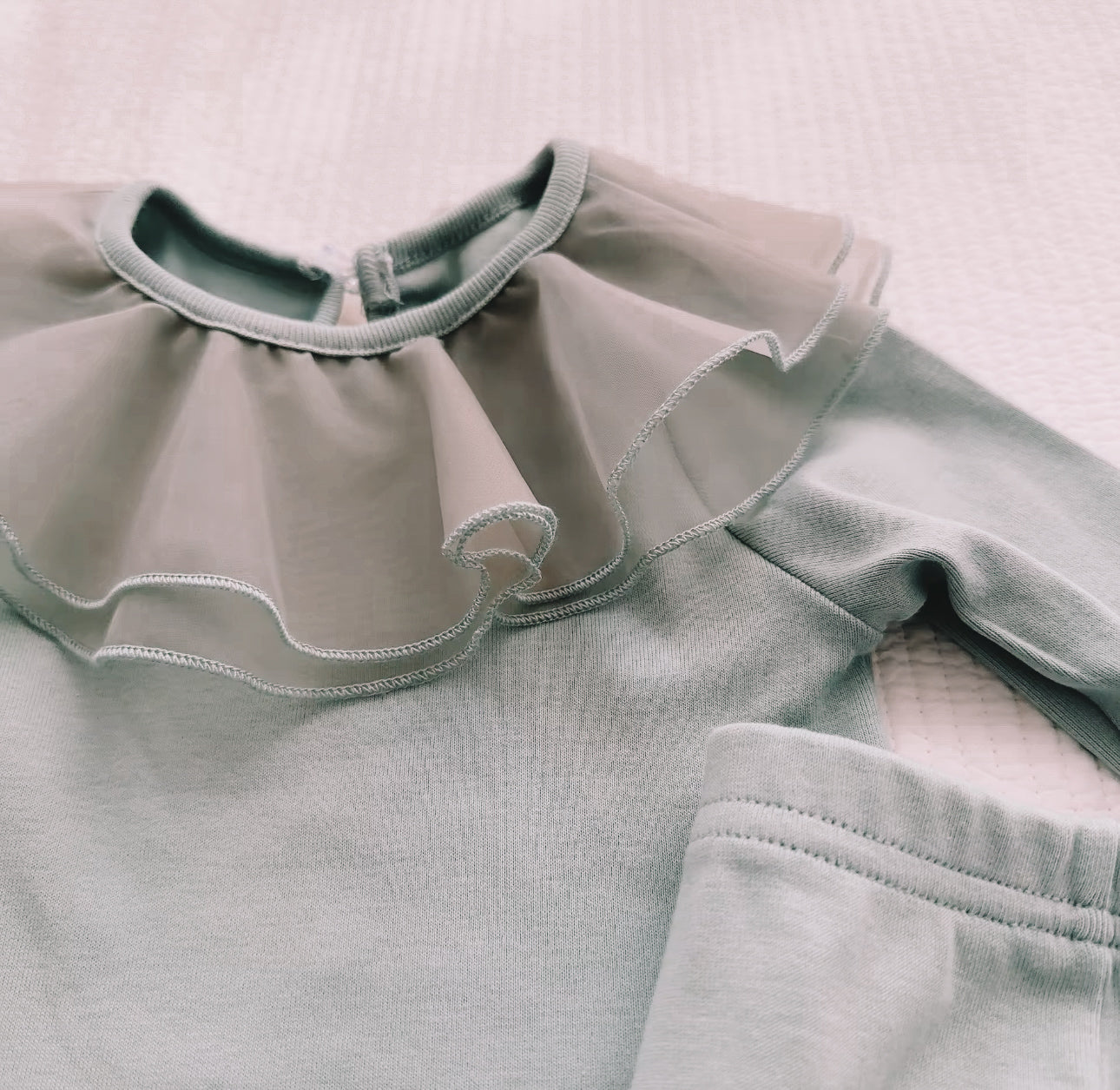 Pre order tutu collar cotton set