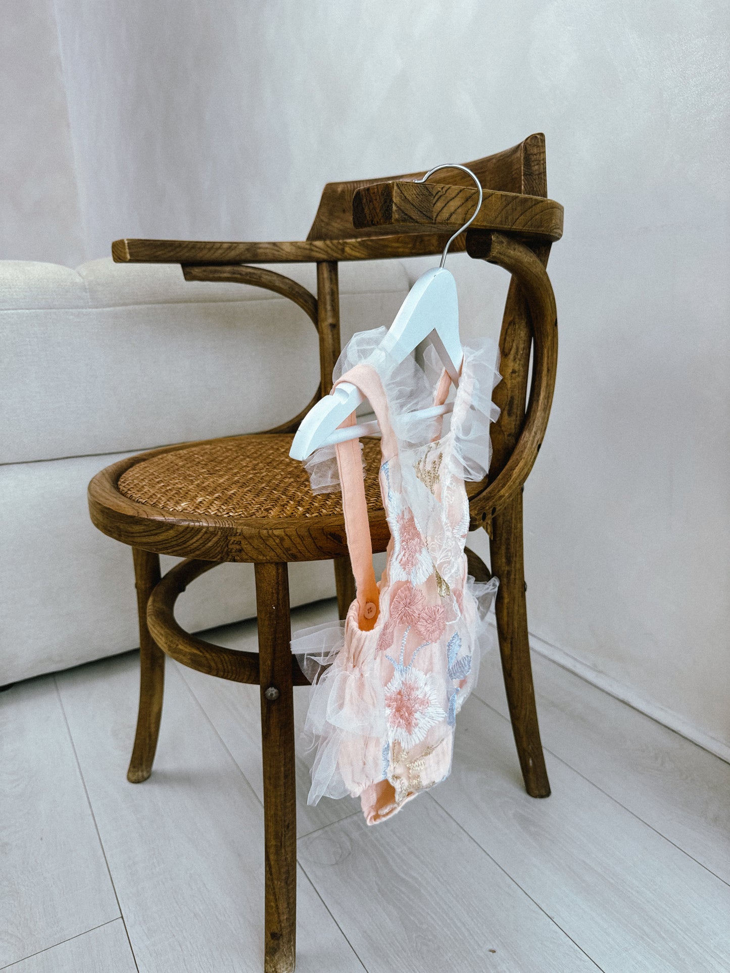 In stock summer pink tutu detail romper