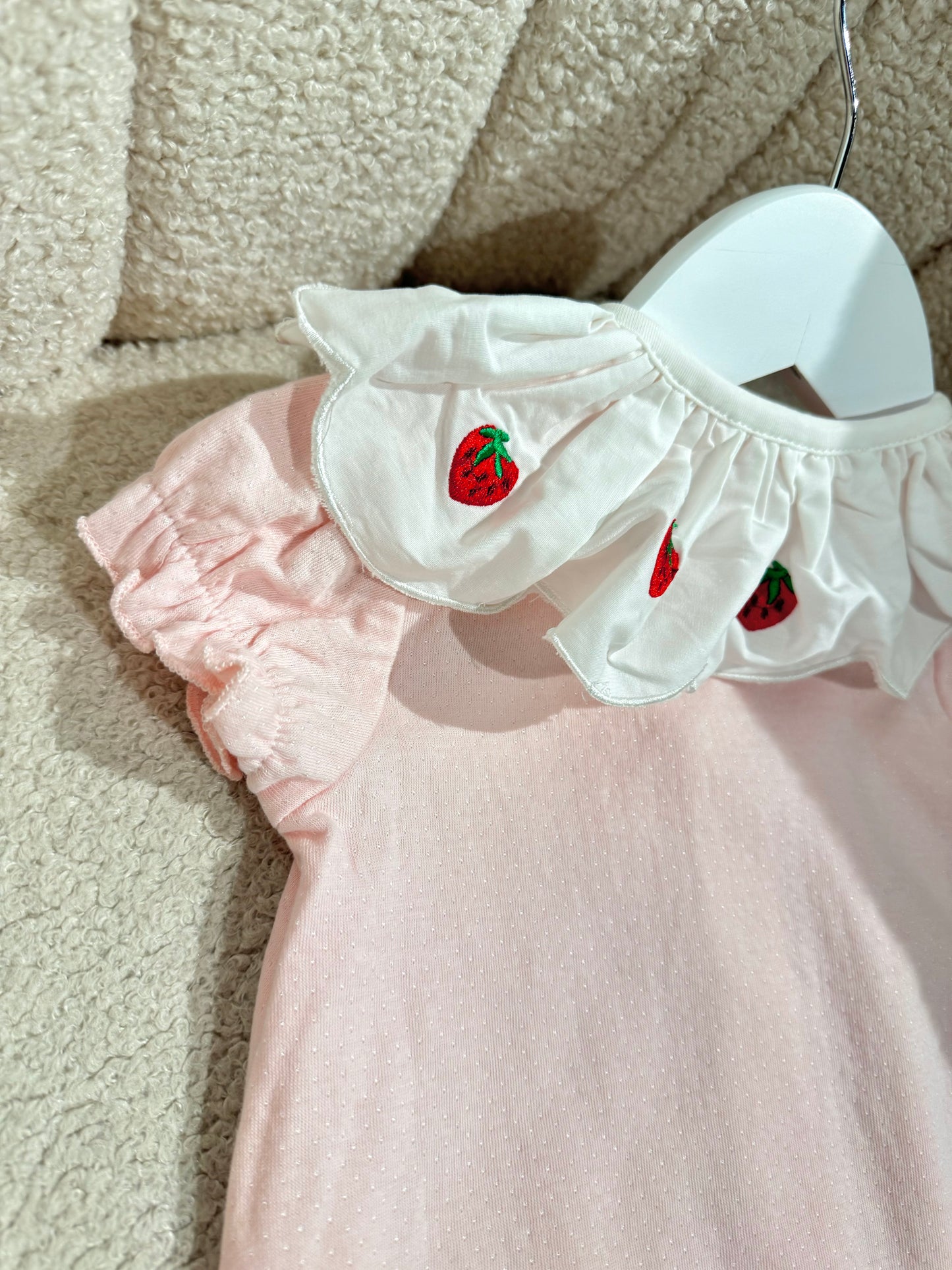 Pre order summer strawberry romper