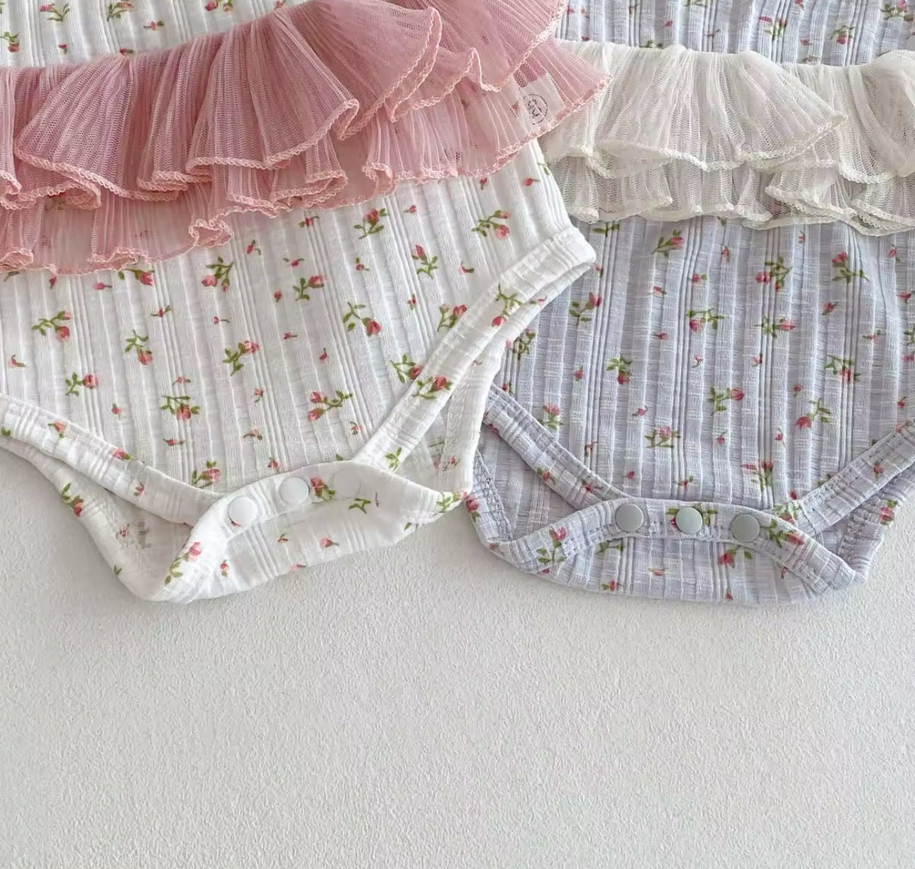 In stock summer cotton tutu rompers