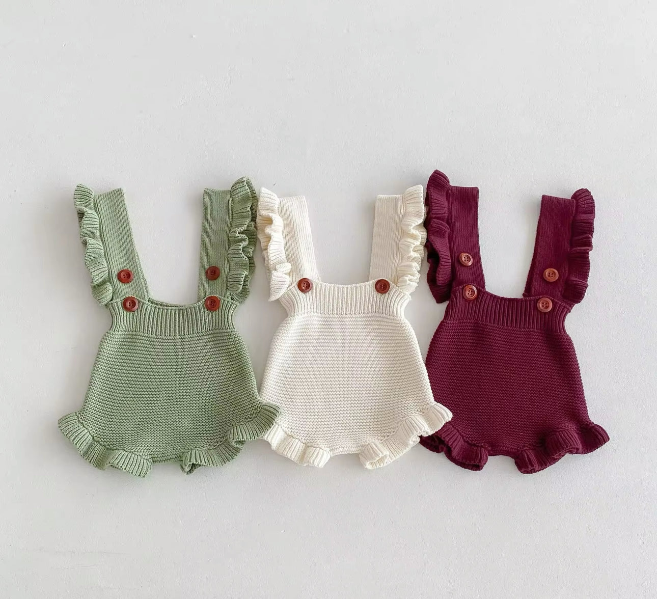 Pre order knit rompers