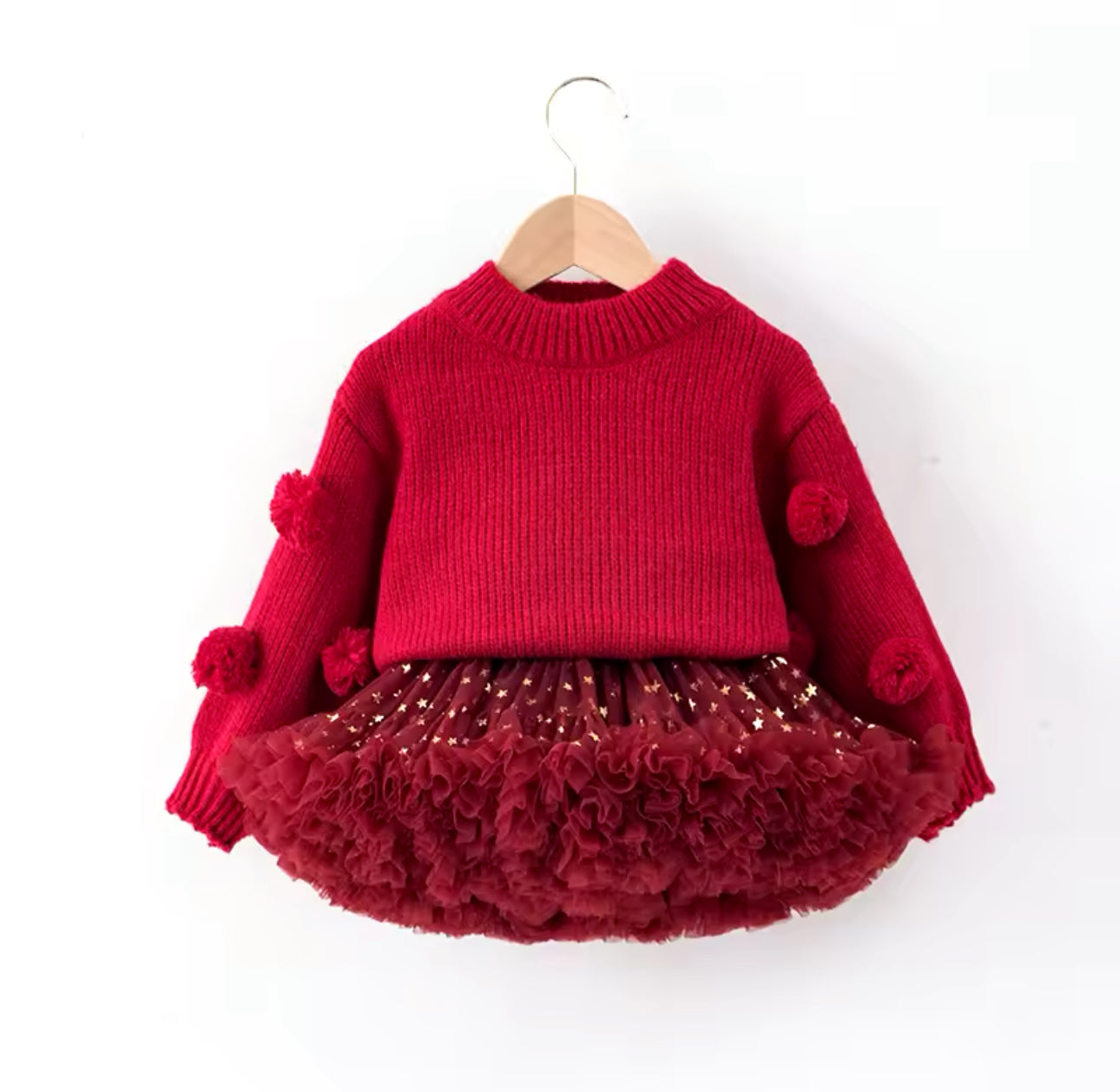 Pre order pom Pom jumper tutu sets