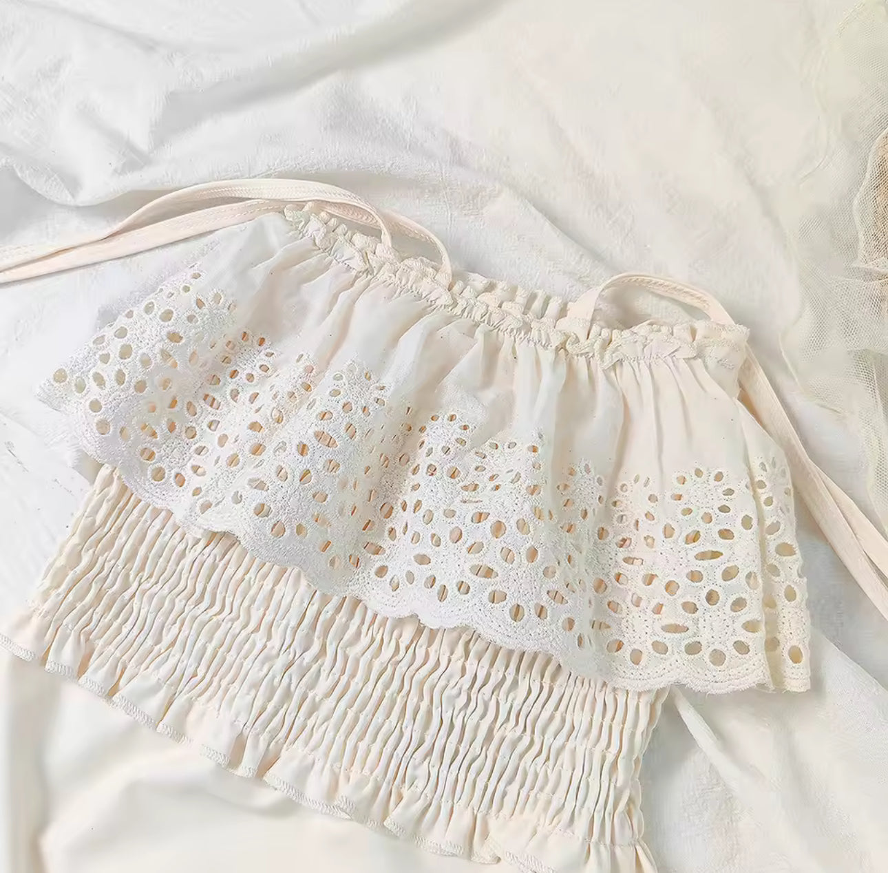 Cream swim set