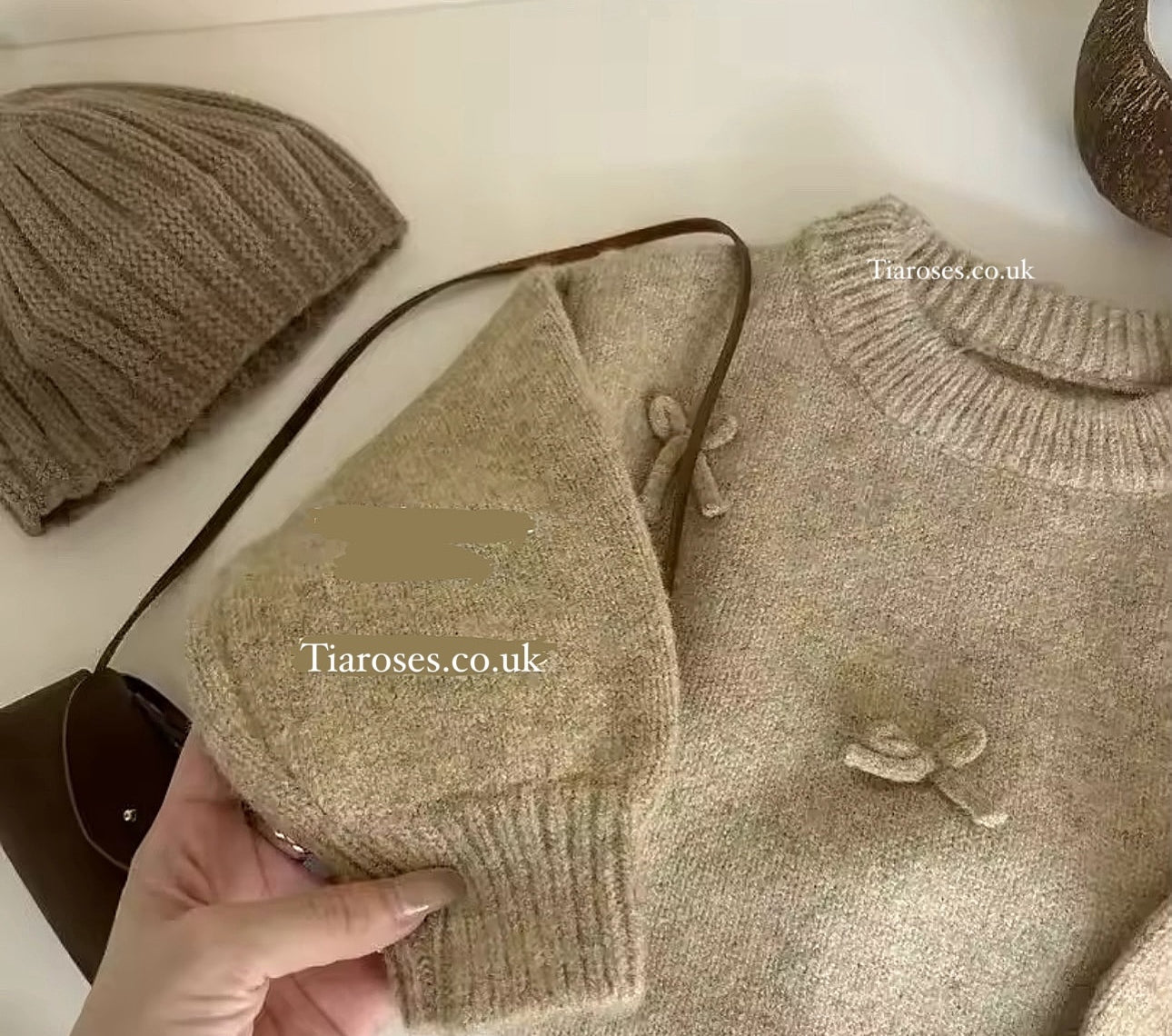 Pre order knit bow jumper and legging set